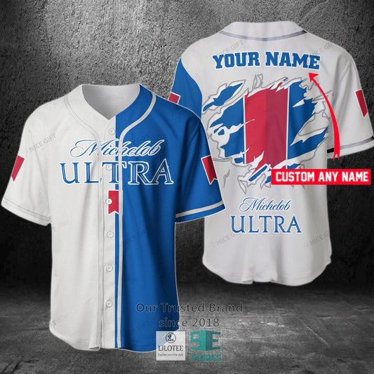 Michelob Ultra Your Name Baseball Jersey