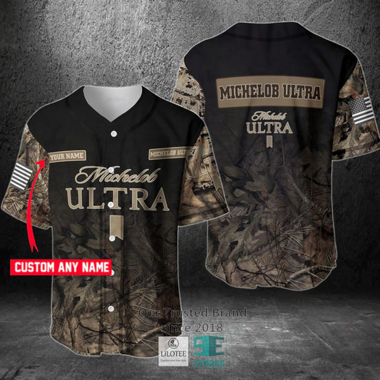 Michelob Ultra Your Name Hunting Baseball Jersey