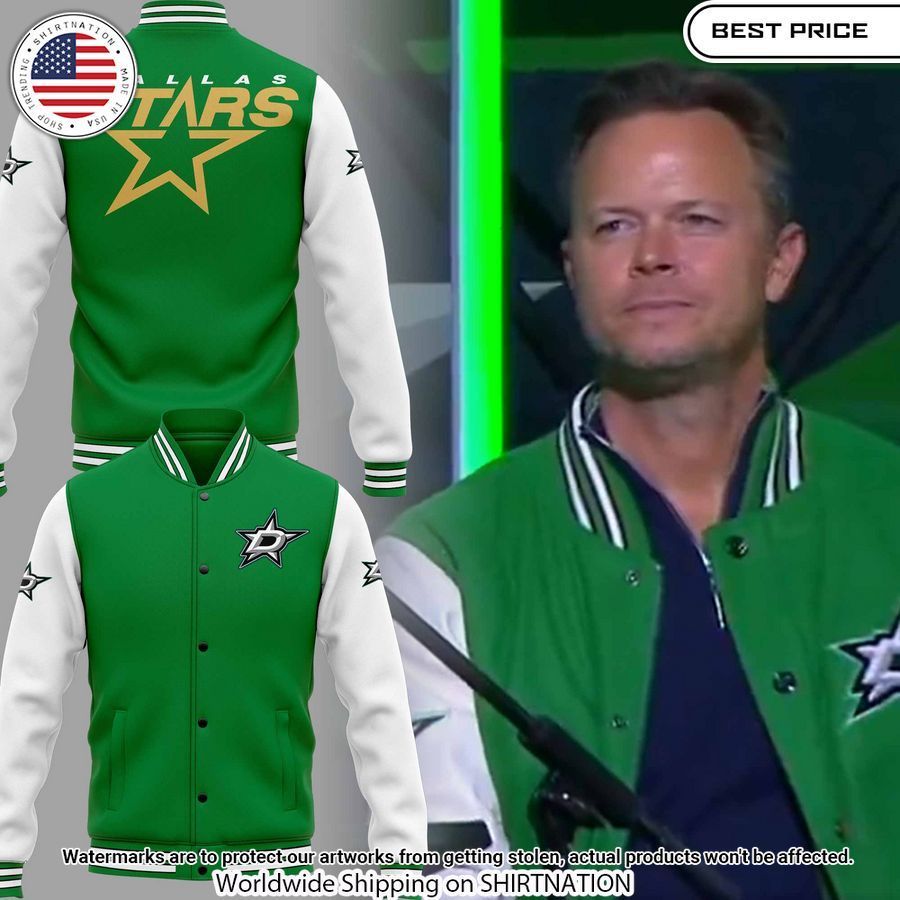 Mike Modano 9 Dallas Stars Baseball jacket