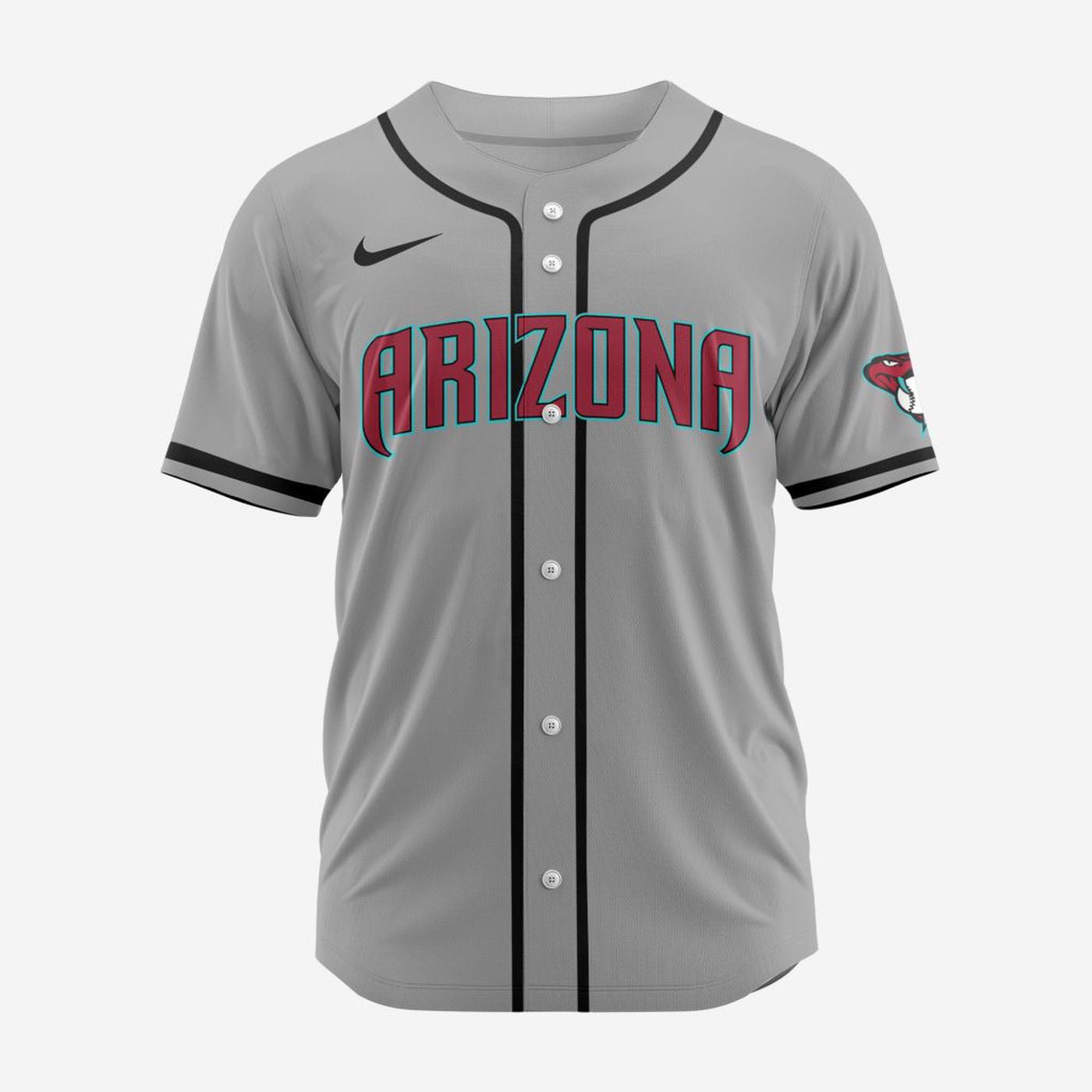 MLB Arizona Diamondbacks Personalized 2024 Road Baseball Jersey - Bafud T-Shirts, Hoodie, Sweatshirt (Image 3)