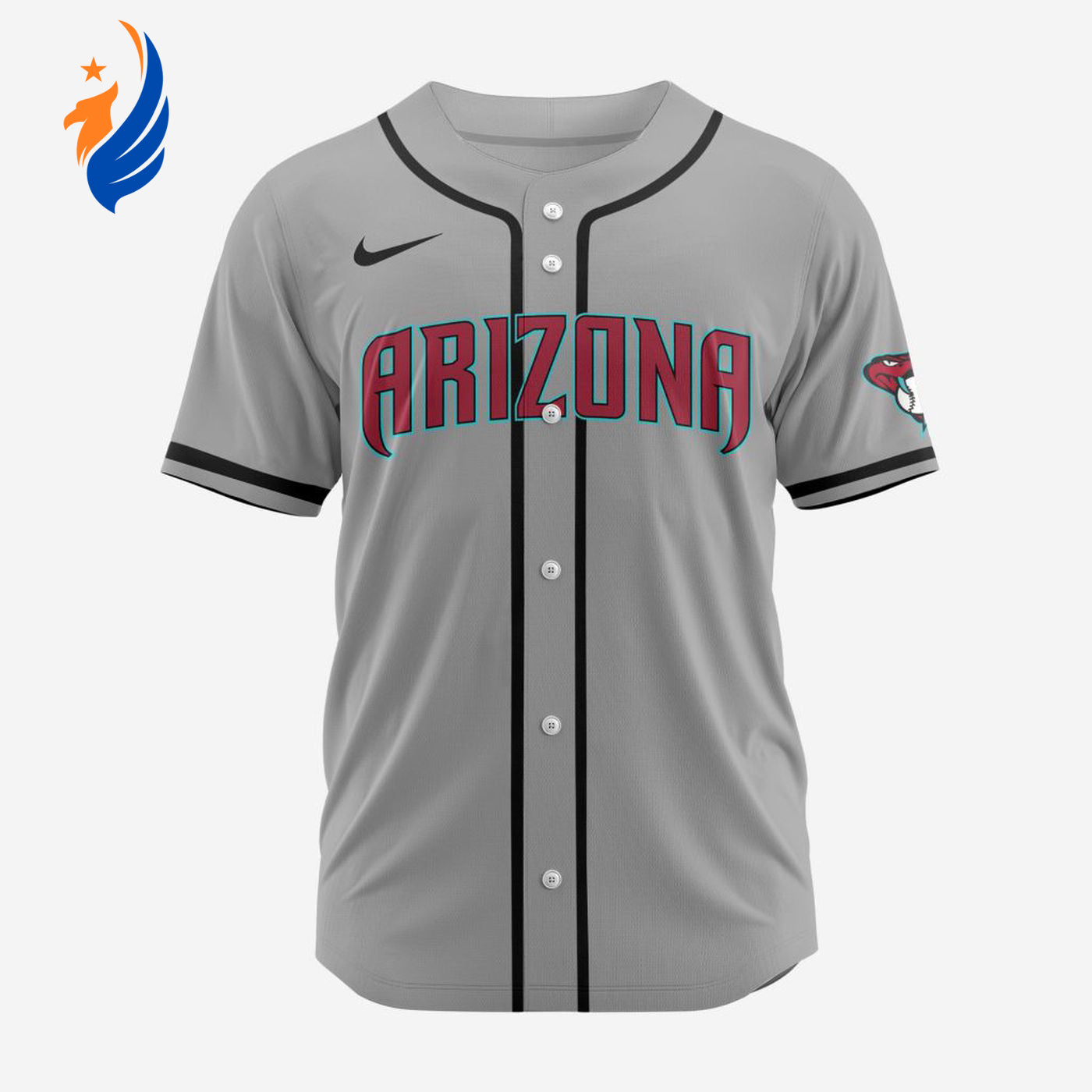 MLB Arizona Diamondbacks Personalized 2024 Road Baseball Jersey - Bafud T-Shirts, Hoodie, Sweatshirt (Image 1)