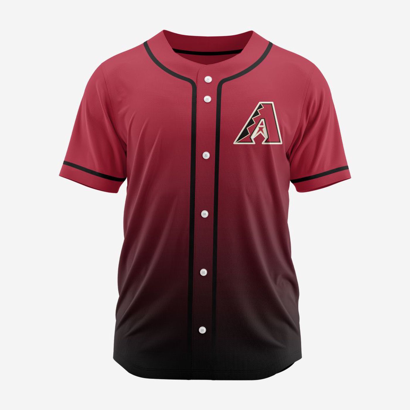 MLB Arizona Diamondbacks Personalized Gradient Design Baseball Jersey Gift for Men Women - Bafud T-Shirts,... (Image 3)