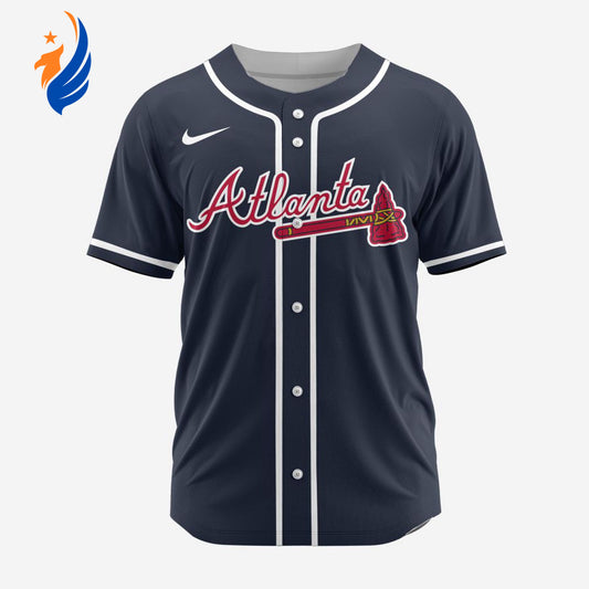 MLB Atlanta Braves Personalized Alternate 02 Baseball Jersey - Bafud T-Shirts, Hoodie, Sweatshirt | WearSparks.com (Image 1)