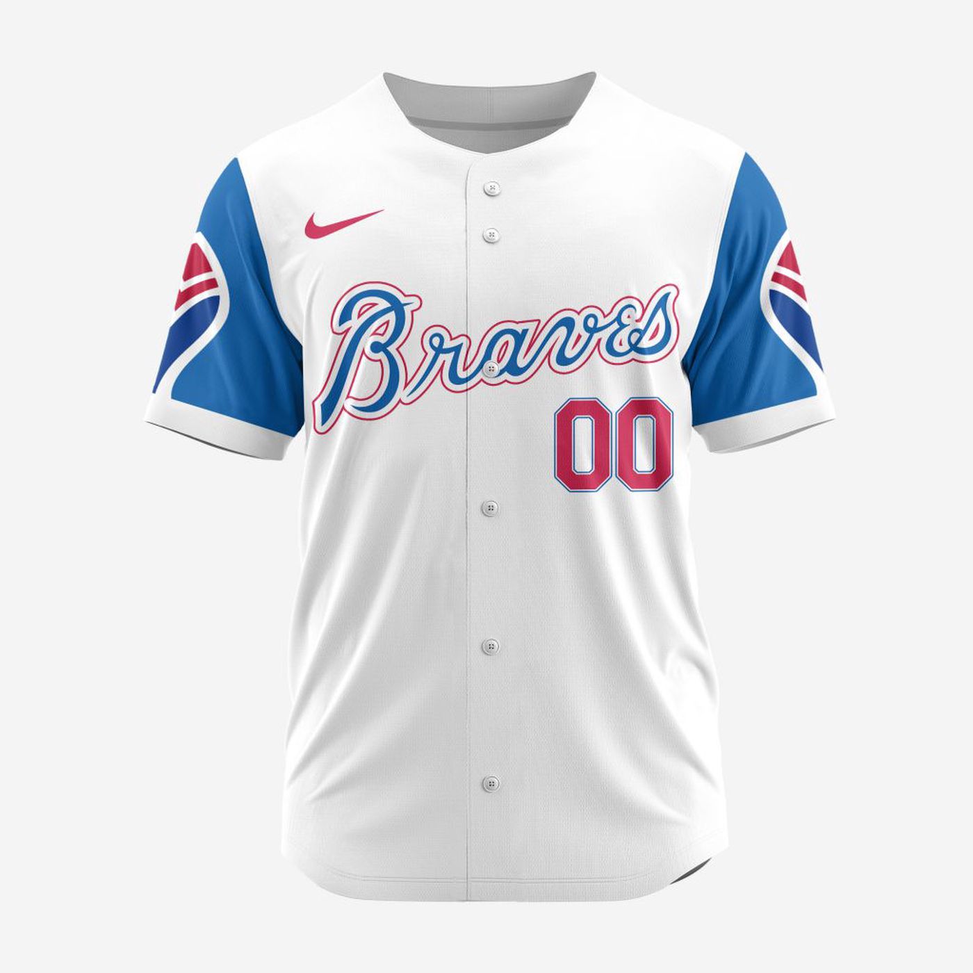 MLB Atlanta Braves Personalized Alternate Design Concept Baseball Jersey 2401 - Bafud T-Shirts, Hoodie, Sweatshirt (Image 2)