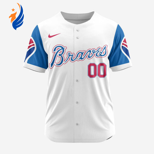 MLB Atlanta Braves Personalized Alternate Design Concept Baseball Jersey 2401 - Bafud T-Shirts, Hoodie, Sweatshirt (Image 1)