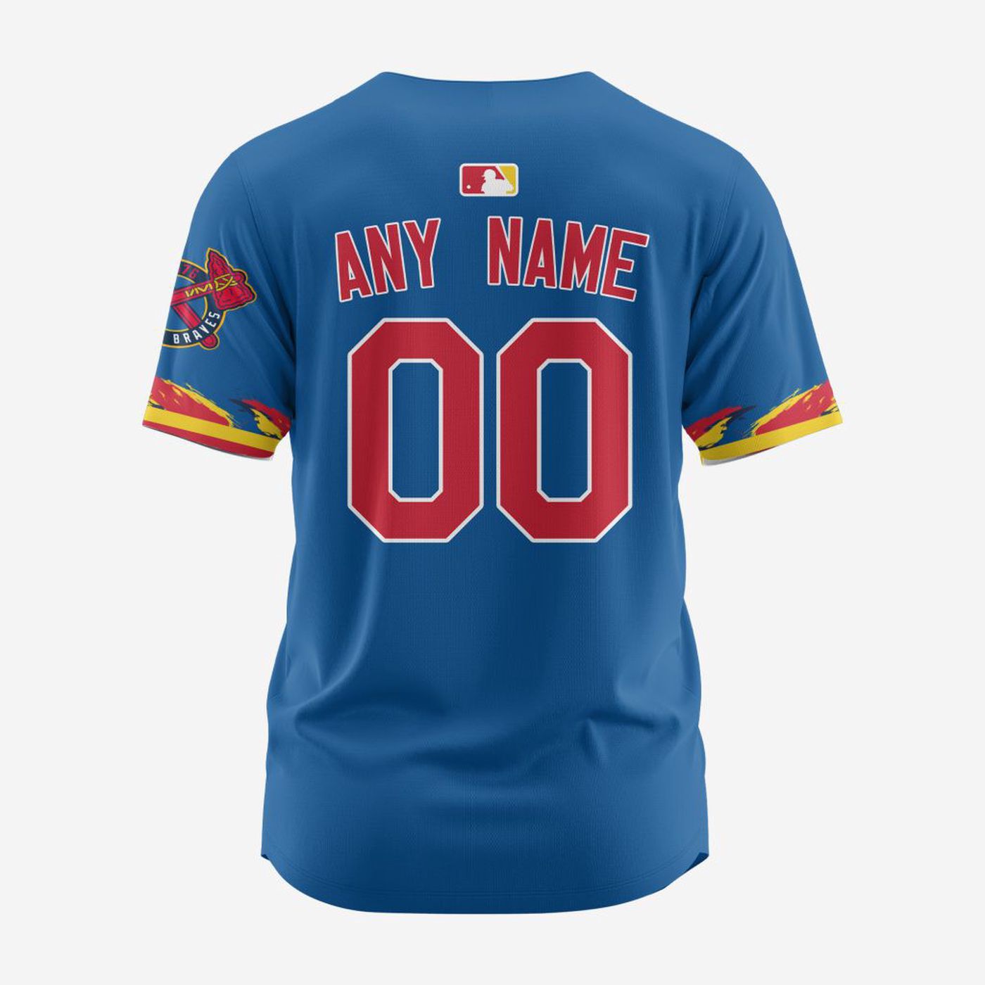 MLB Atlanta Braves Personalized Alternate Design Concept Baseball Jersey 2402 - Bafud T-Shirts, Hoodie, Sweatshirt (Image 2)