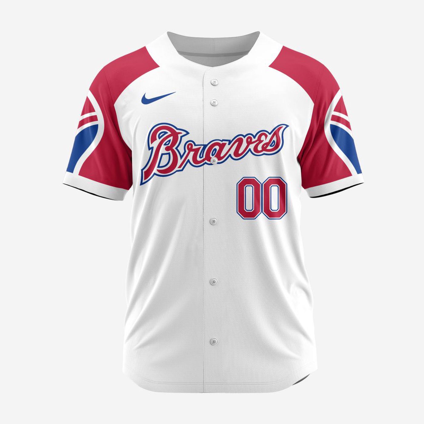 MLB Atlanta Braves Personalized Reverse Retro Concept Design Baseball Jersey - Bafud T-Shirts, Hoodie, Sweatshirt (Image 3)
