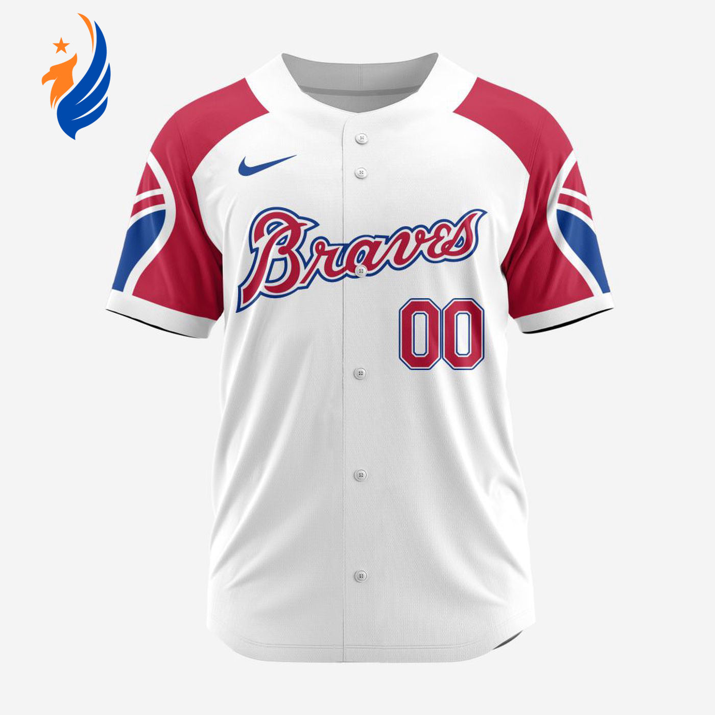 MLB Atlanta Braves Personalized Reverse Retro Concept Design Baseball Jersey - Bafud T-Shirts, Hoodie, Sweatshirt (Image 1)