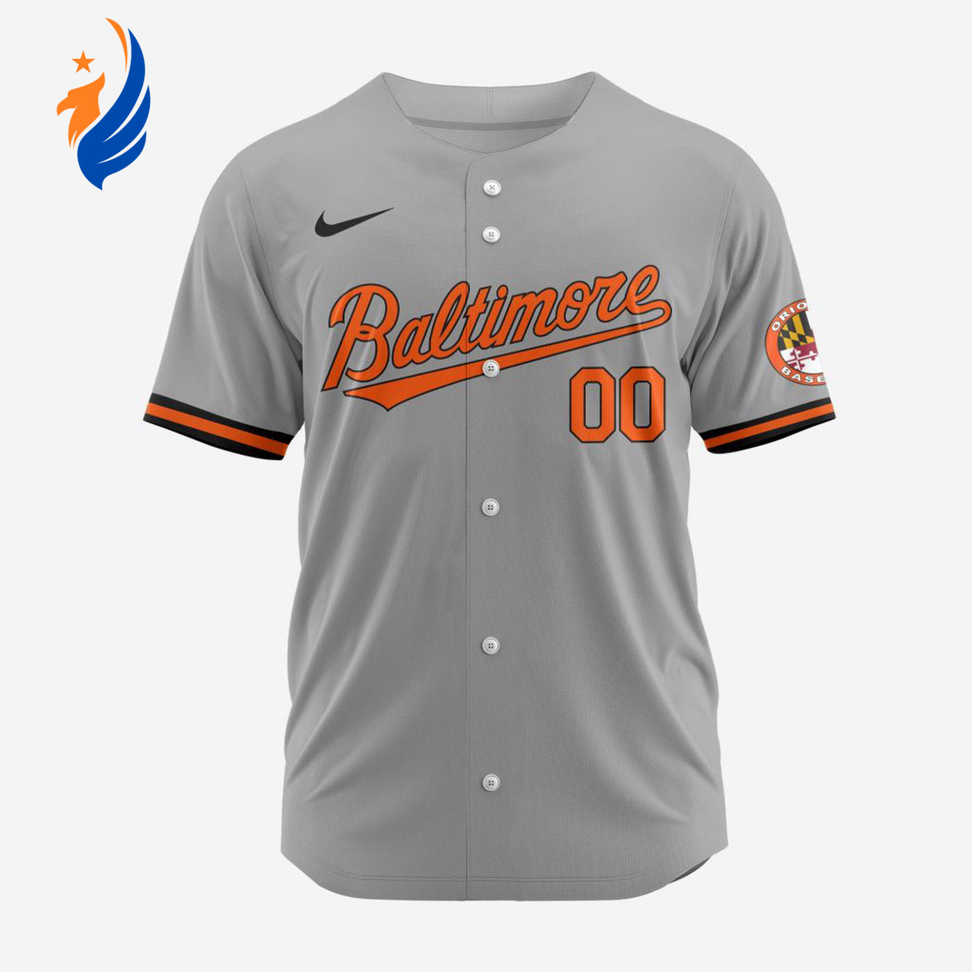 MLB Baltimore Orioles Personalized 2024 Road Baseball Jersey - Bafud T-Shirts, Hoodie, Sweatshirt | WearSparks.com (Image 1)