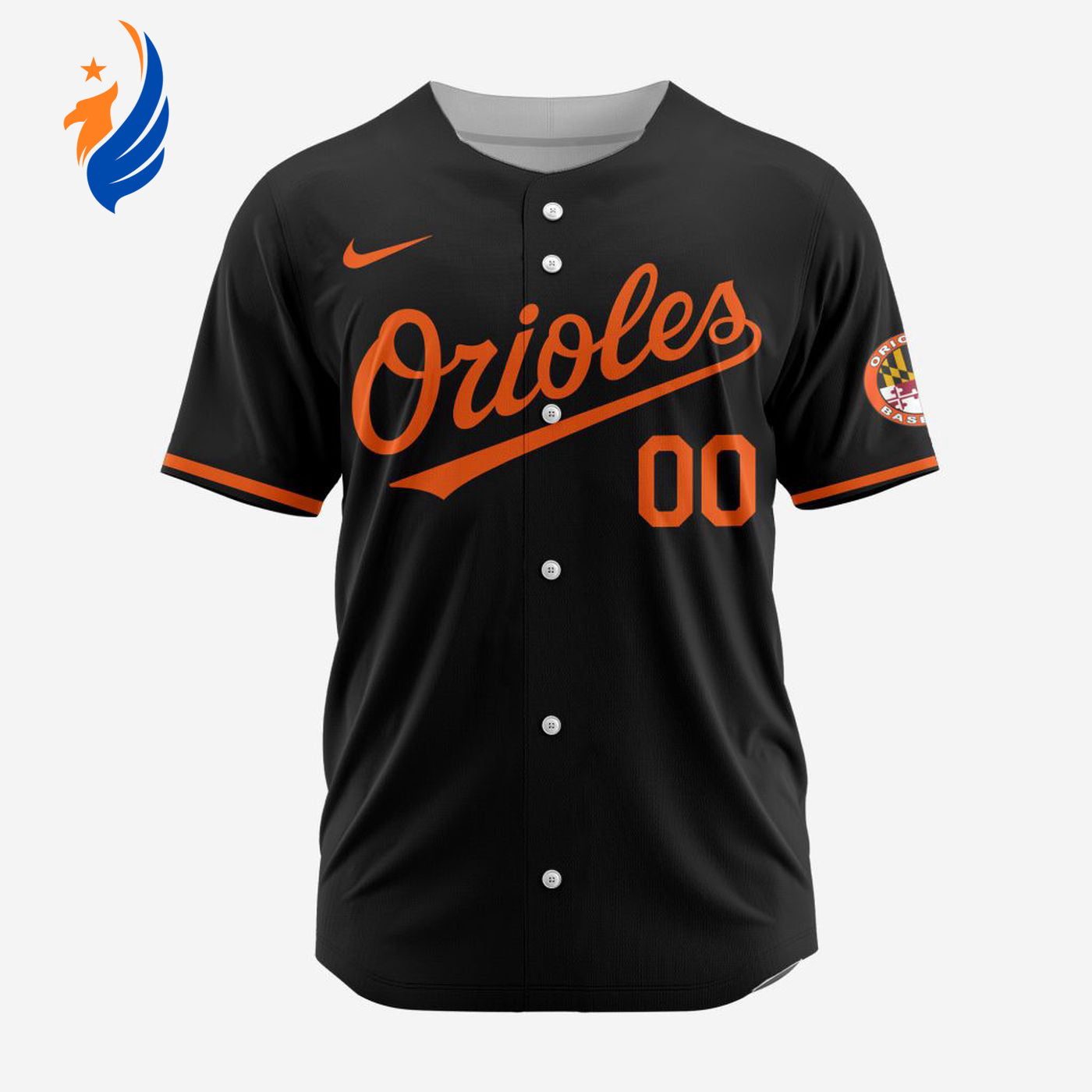 MLB Baltimore Orioles Personalized Alternate 02 Baseball Jersey - Bafud T-Shirts, Hoodie, Sweatshirt (Image 1)
