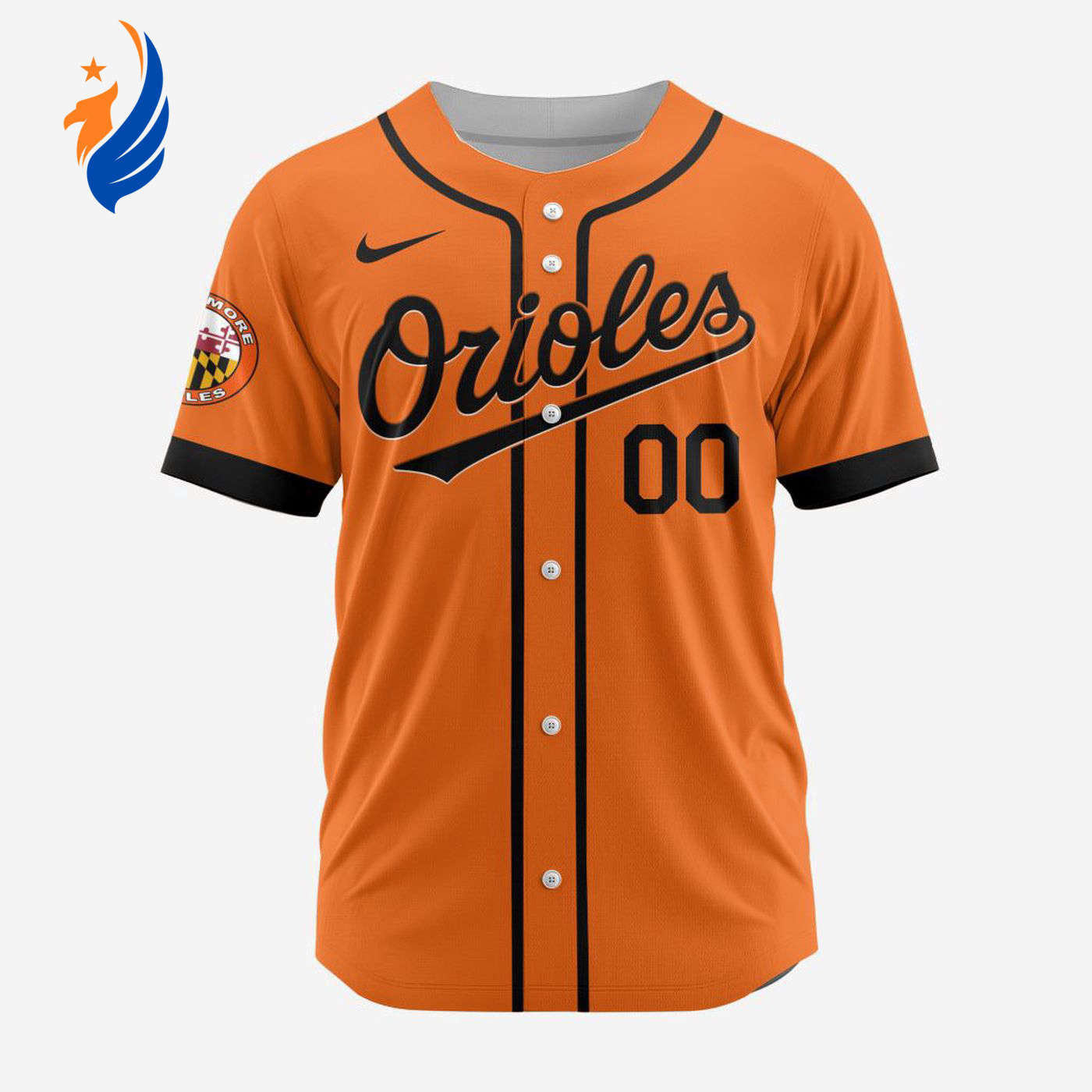 MLB Baltimore Orioles Personalized Alternate Design Concept Baseball Jersey 2404 - Bafud T-Shirts, Hoodie,... (Image 1)