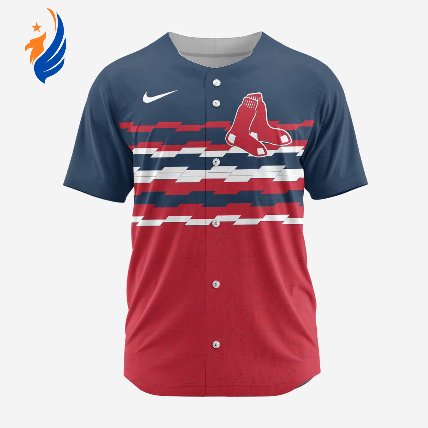 MLB Boston Red Sox Personalized Alternate Design Concept Baseball Jersey 2404 - Bafud T-Shirts, Hoodie, Sweatshirt (Image 1)