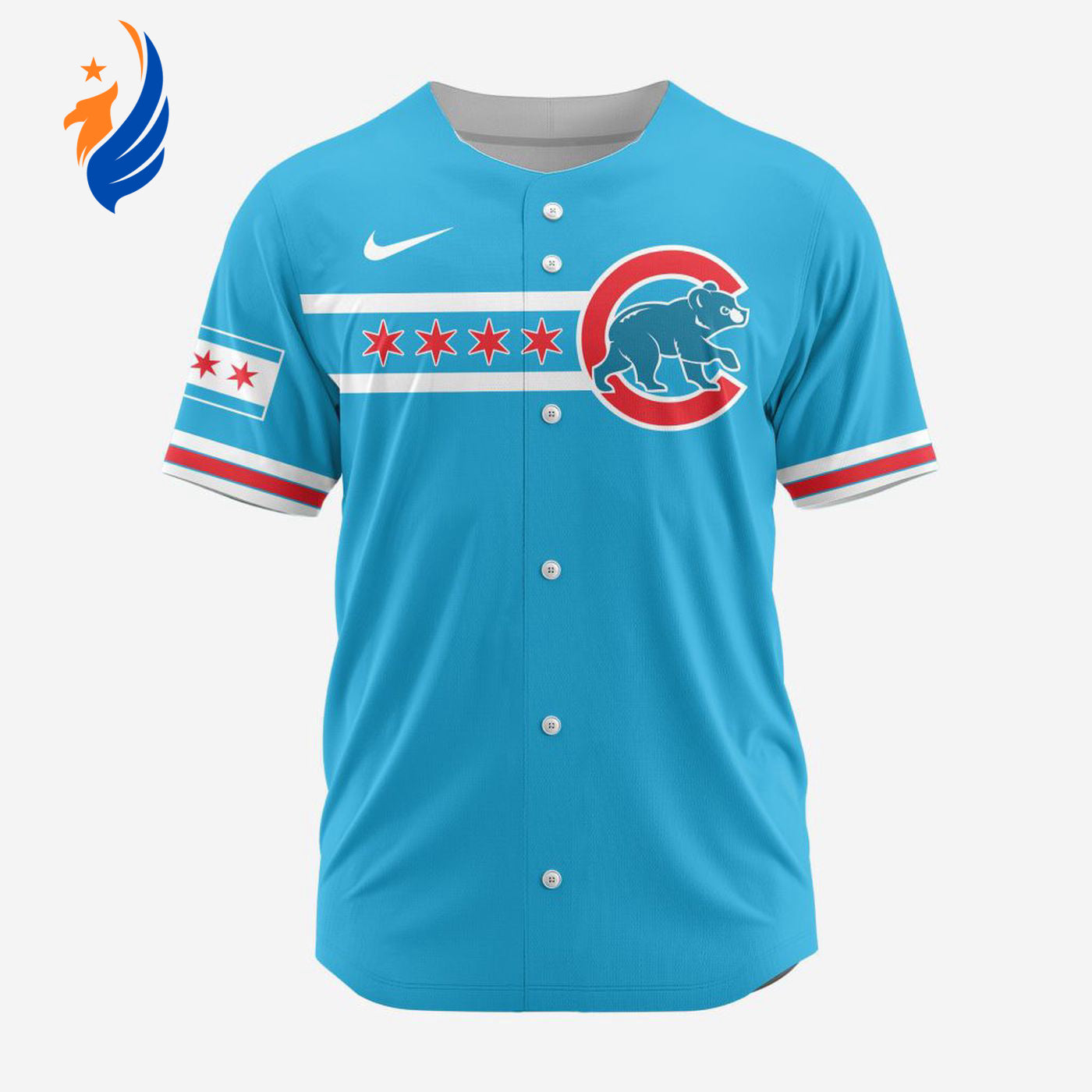MLB Chicago Cubs Personalized Alternate Design Concept Baseball Jersey 2404 - Bafud T-Shirts, Hoodie, Sweatshirt (Image 1)
