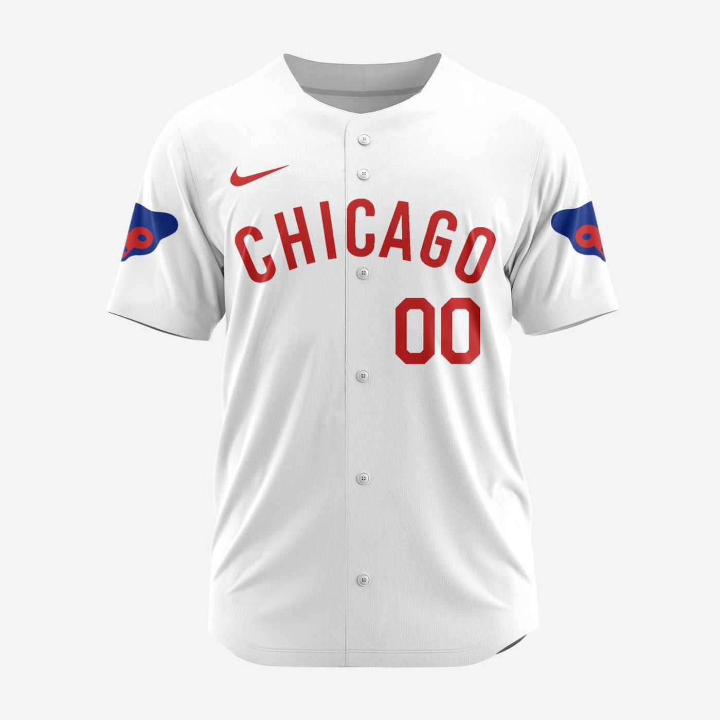 MLB Chicago Cubs Personalized Reverse Retro Concept Design Baseball Jersey - Bafud T-Shirts, Hoodie, Sweatshirt (Image 2)