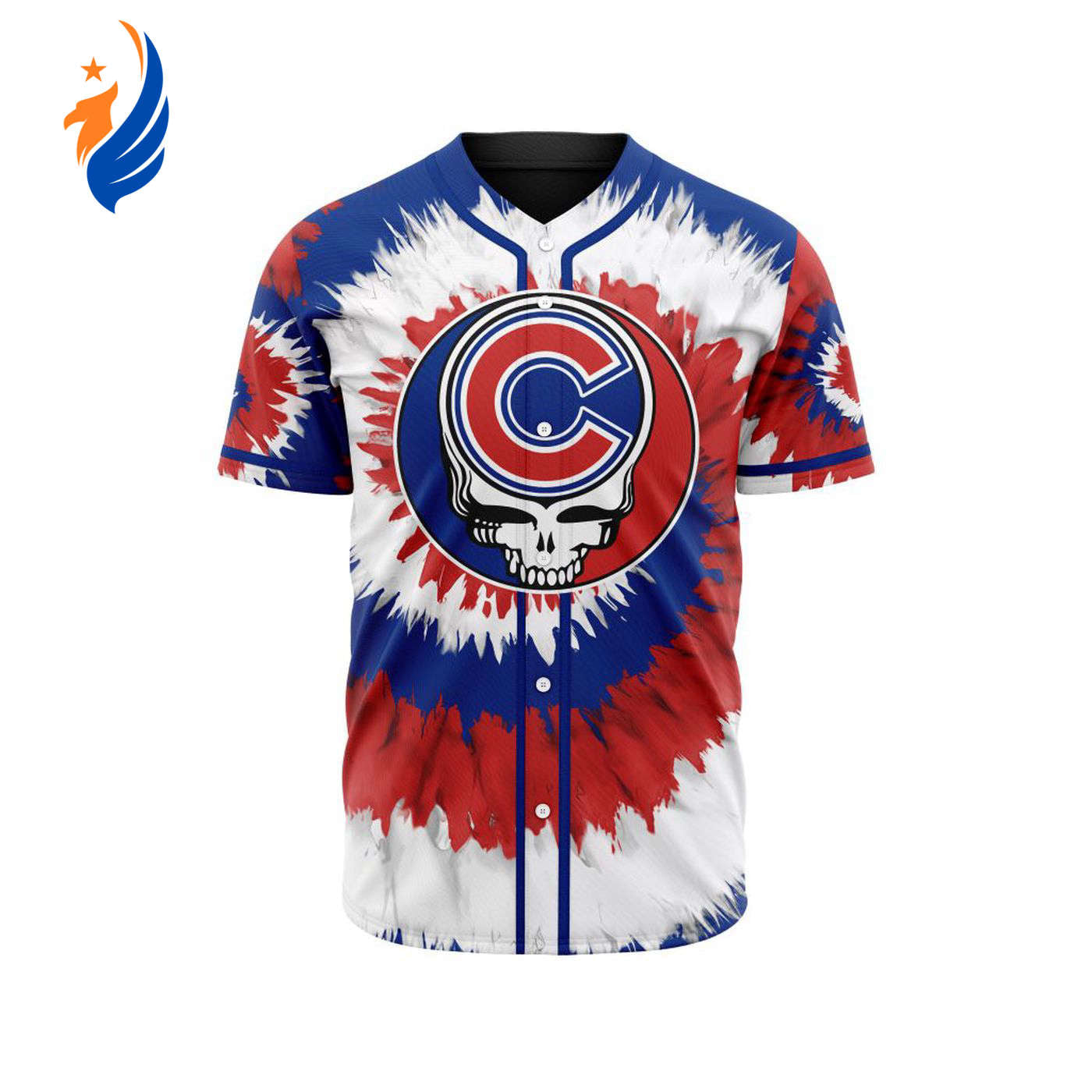 MLB Chicago Cubs Special Grateful Dead Design Baseball Jersey Gift for Men Women - Bafud T-Shirts, Hoodie,... (Image 1)