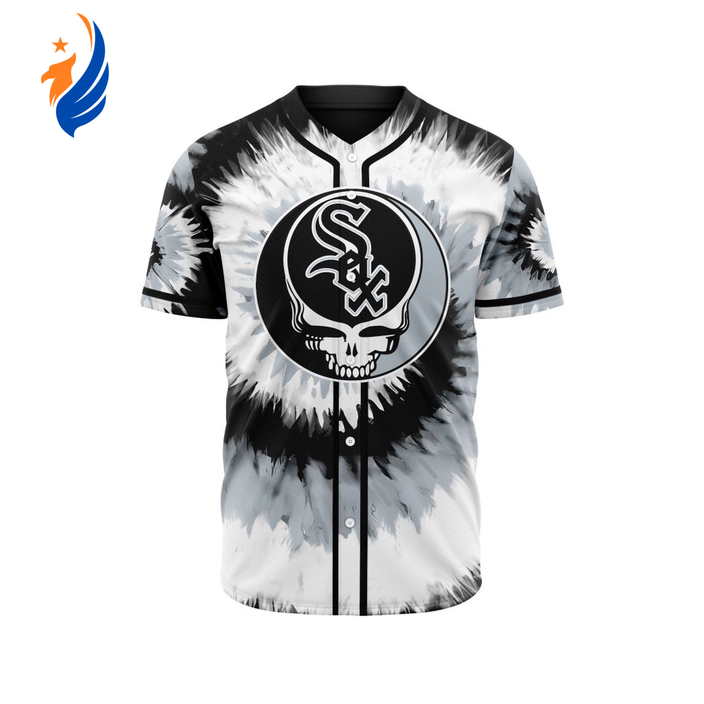 MLB Chicago White Sox Special Grateful Dead Design Baseball Jersey Gift for Men Women - Bafud T-Shirts, Hoodie,... (Image 1)