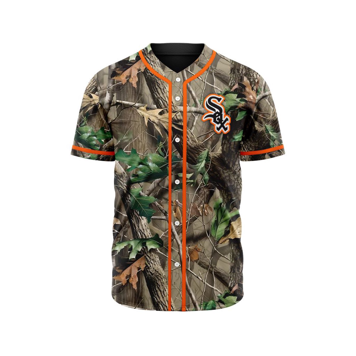 MLB Chicago White Sox Special Realtree Camo Hunting Baseball Jersey Gift for Men Women - Bafud T-Shirts,... (Image 2)