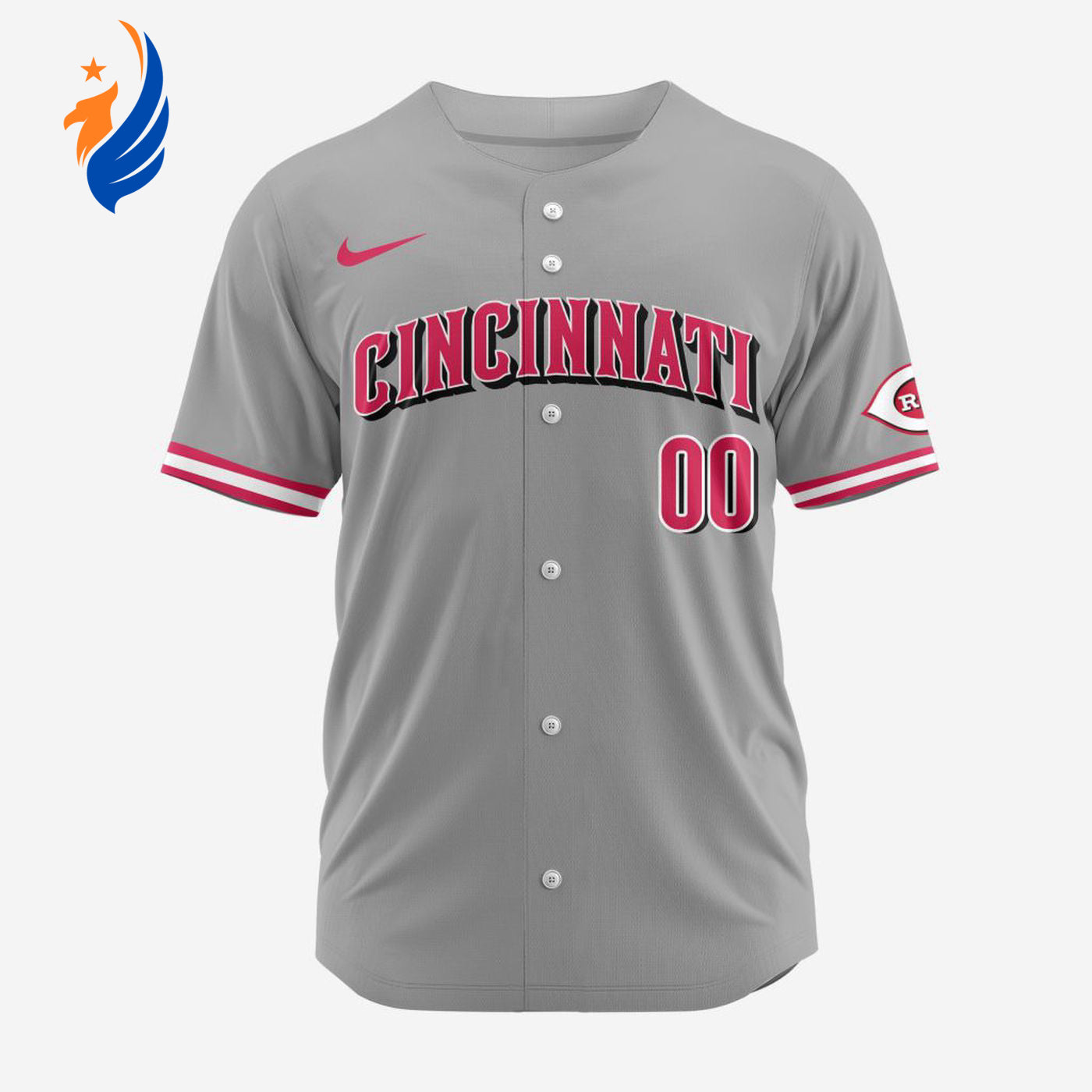 MLB Cincinnati Reds Personalized 2024 Road Baseball Jersey - Bafud T-Shirts, Hoodie, Sweatshirt | WearSparks.com (Image 1)