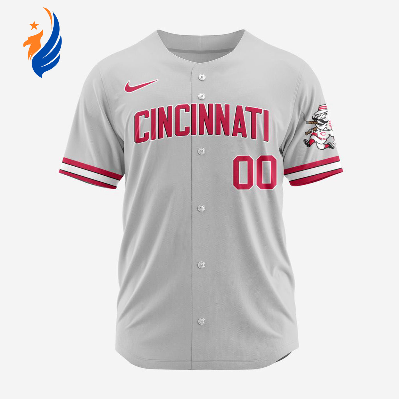 MLB Cincinnati Reds Personalized Alternate Design Concept Baseball Jersey 2402 - Bafud T-Shirts, Hoodie, Sweatshirt (Image 1)