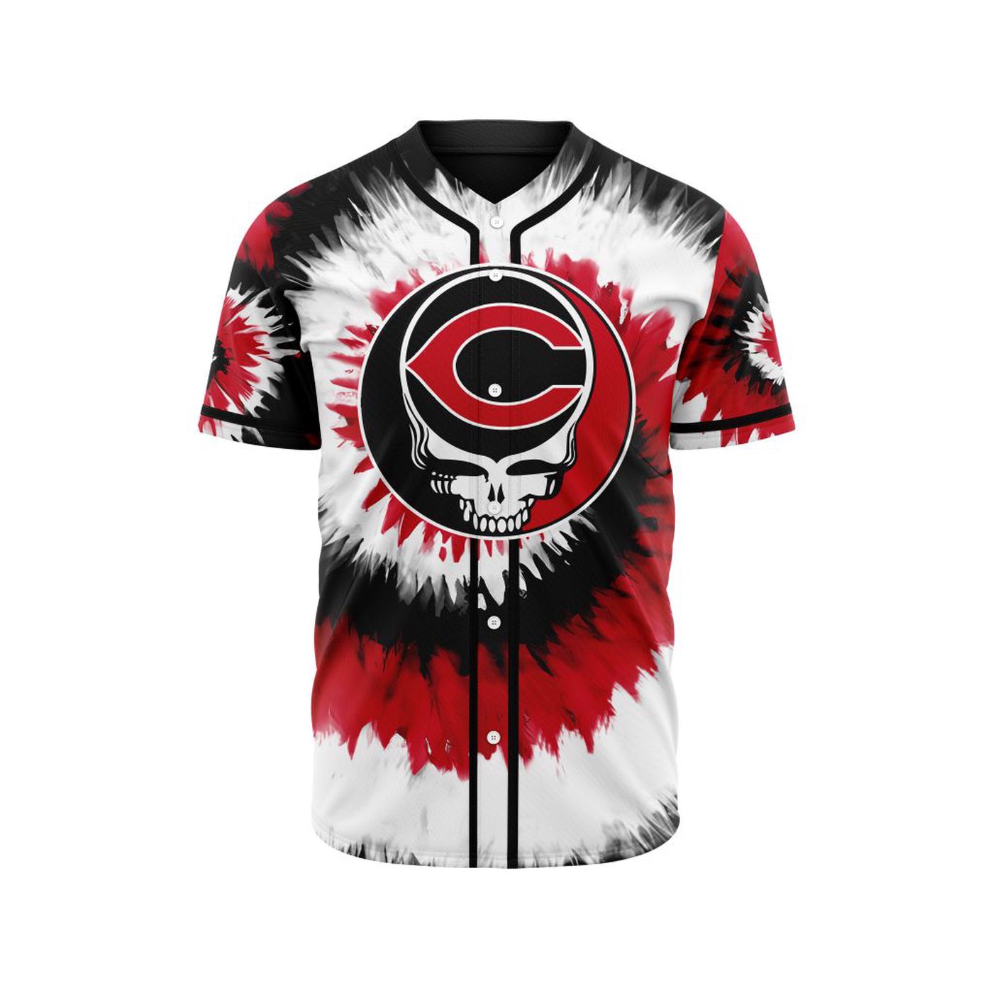 MLB Cincinnati Reds Special Grateful Dead Design Baseball Jersey Gift for Men Women - Bafud T-Shirts, Hoodie,... (Image 2)