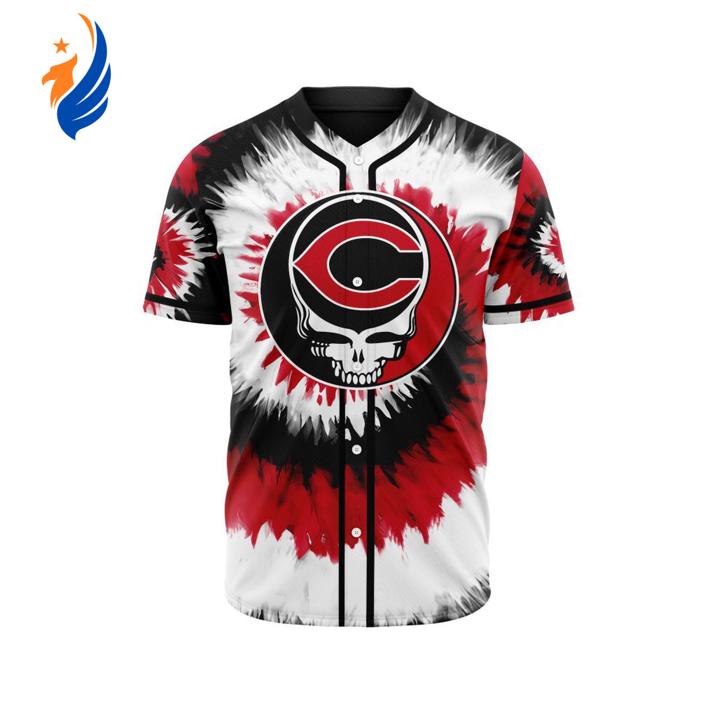 MLB Cincinnati Reds Special Grateful Dead Design Baseball Jersey Gift for Men Women - Bafud T-Shirts, Hoodie,... (Image 1)