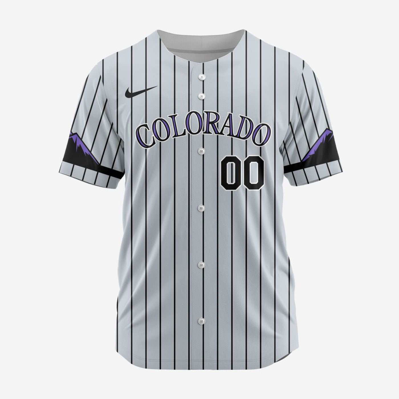 MLB Colorado Rockies Personalized Alternate Design Concept Baseball Jersey 2402 - Bafud T-Shirts, Hoodie,... (Image 2)