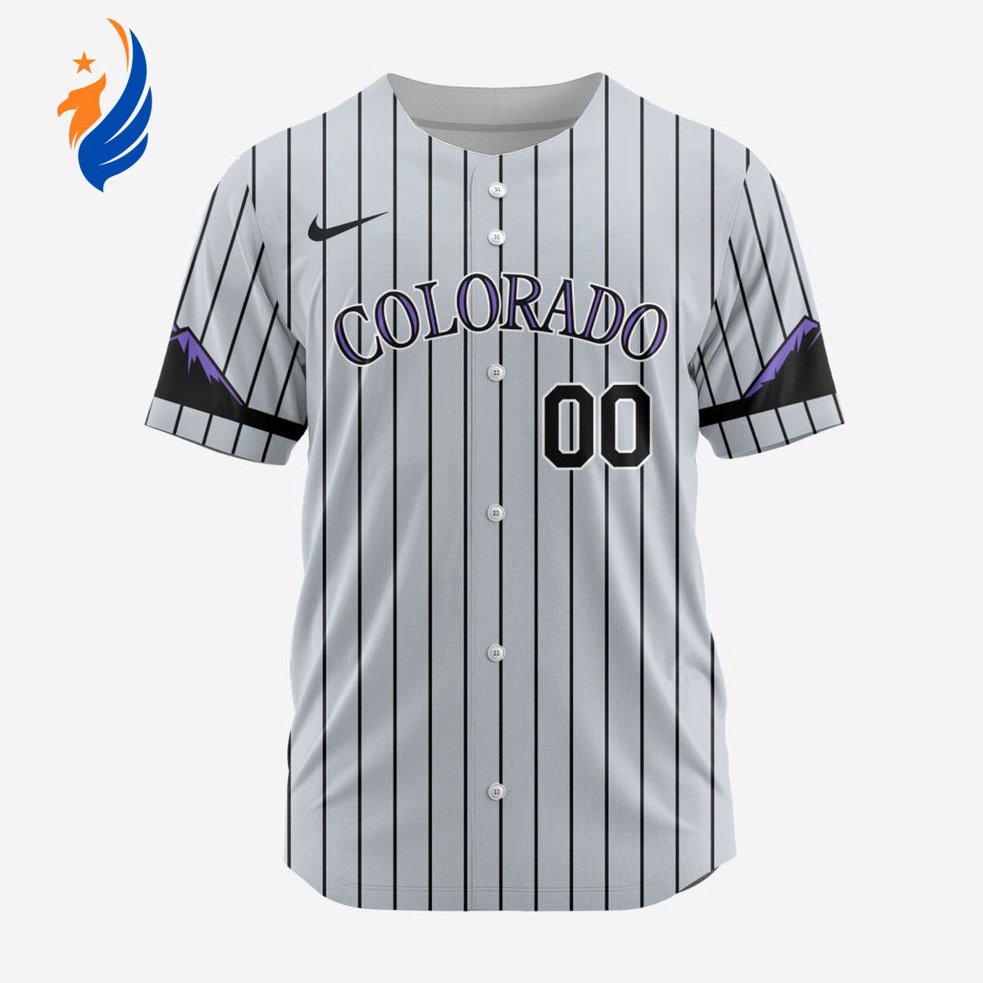 MLB Colorado Rockies Personalized Alternate Design Concept Baseball Jersey 2402 - Bafud T-Shirts, Hoodie,... (Image 1)