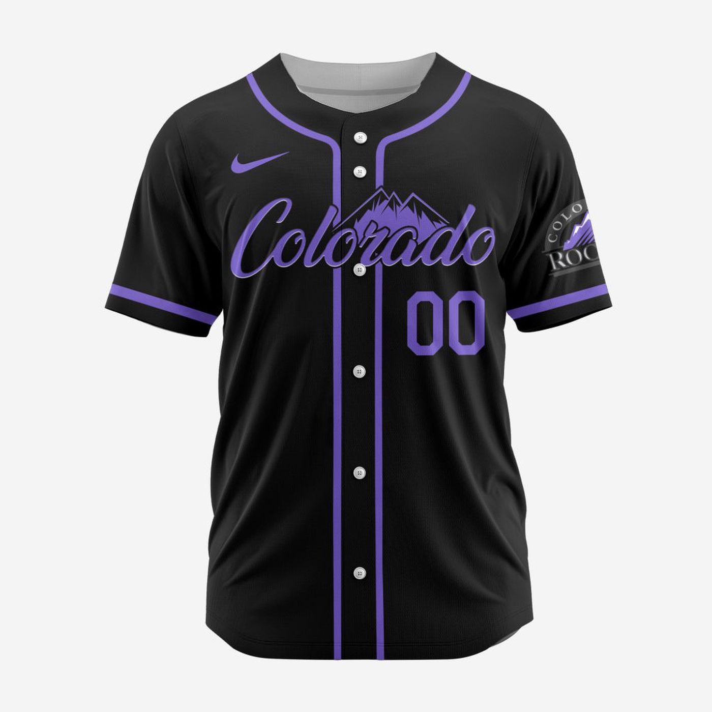 MLB Colorado Rockies Personalized Alternate Design Concept Baseball Jersey 2404 - Bafud T-Shirts, Hoodie,... (Image 3)