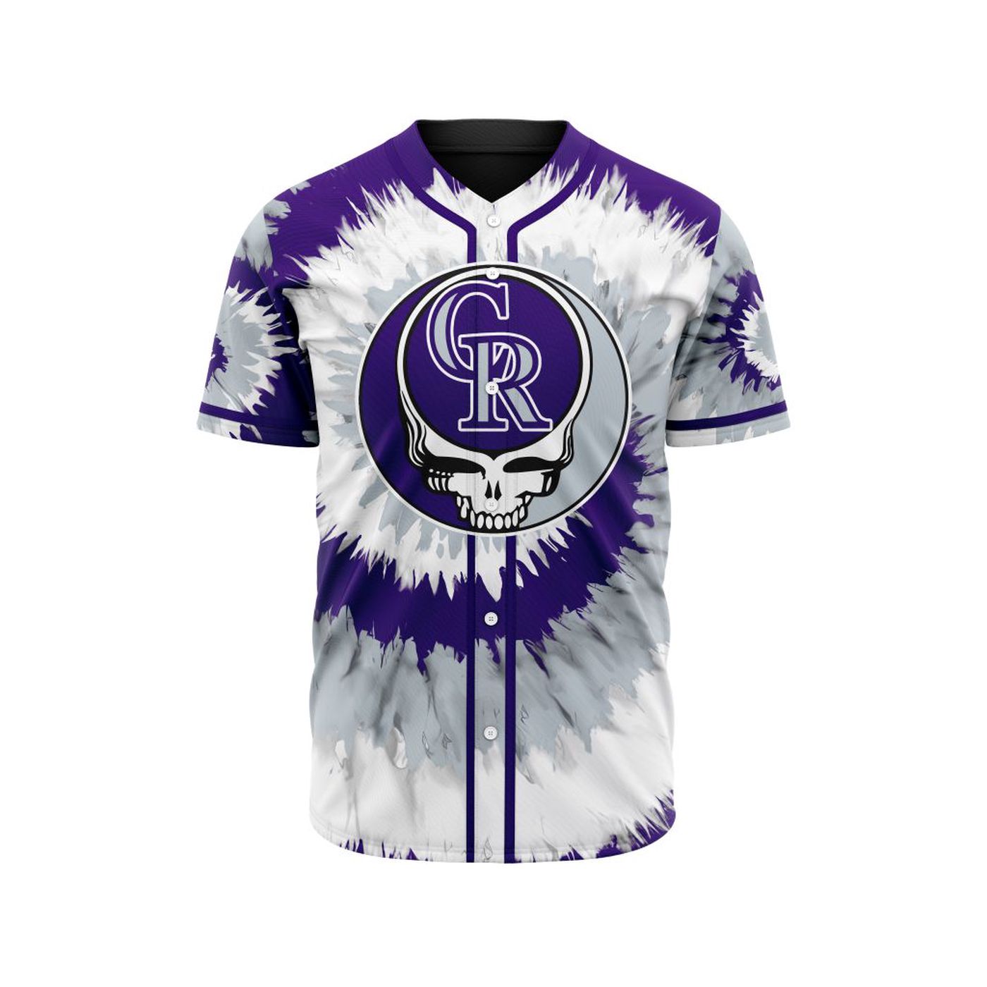 MLB Colorado Rockies Special Grateful Dead Design Baseball Jersey Gift for Men Women - Bafud T-Shirts, Hoodie,... (Image 2)