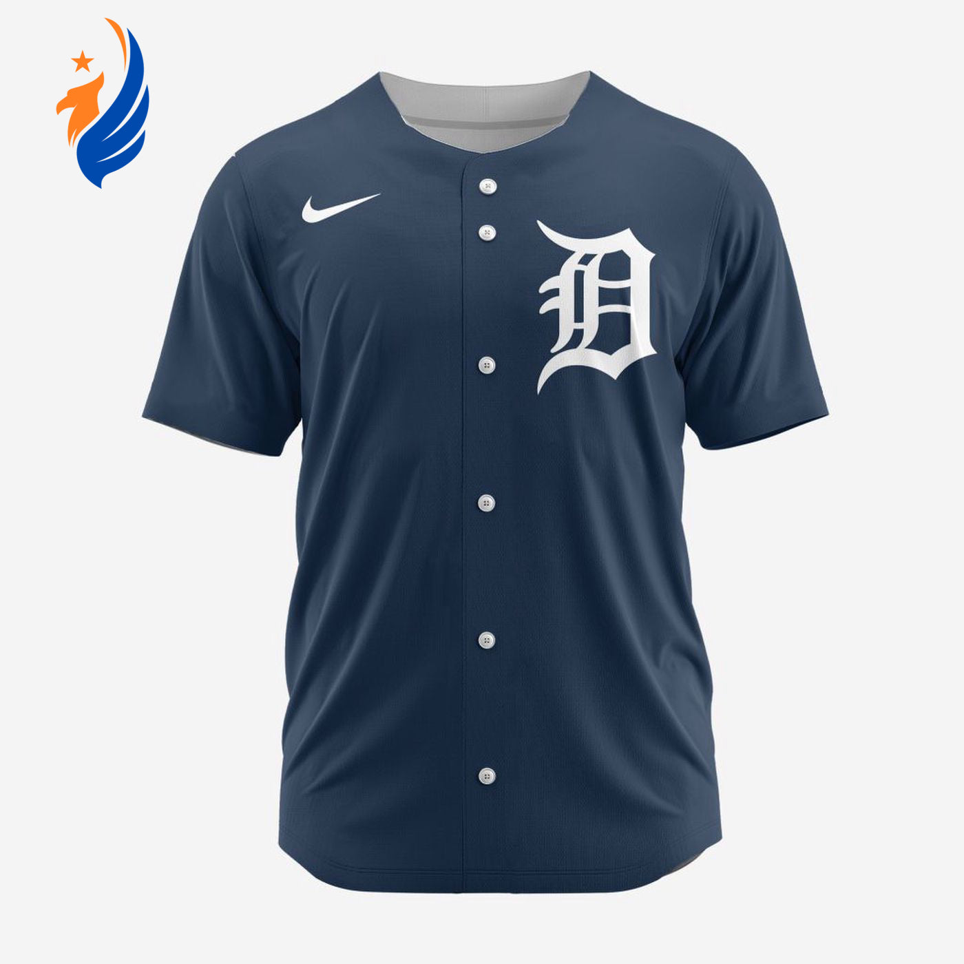 MLB Detroit Tigers Personalized Alternate Design Concept Baseball Jersey 2402 - Bafud T-Shirts, Hoodie, Sweatshirt (Image 1)