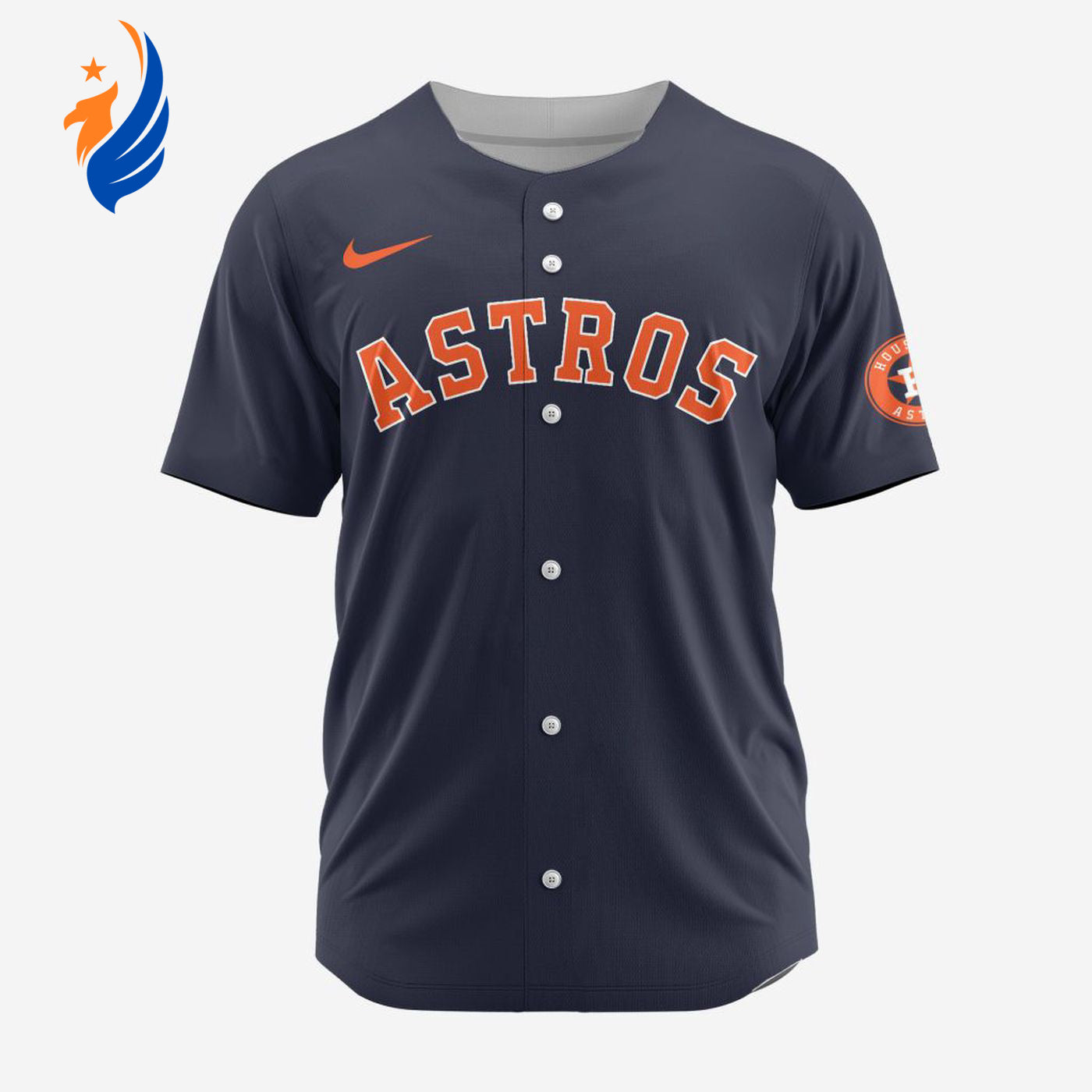 MLB Houston Astros Personalized Alternate 02 Baseball Jersey - Bafud T-Shirts, Hoodie, Sweatshirt | WearSparks.com (Image 1)