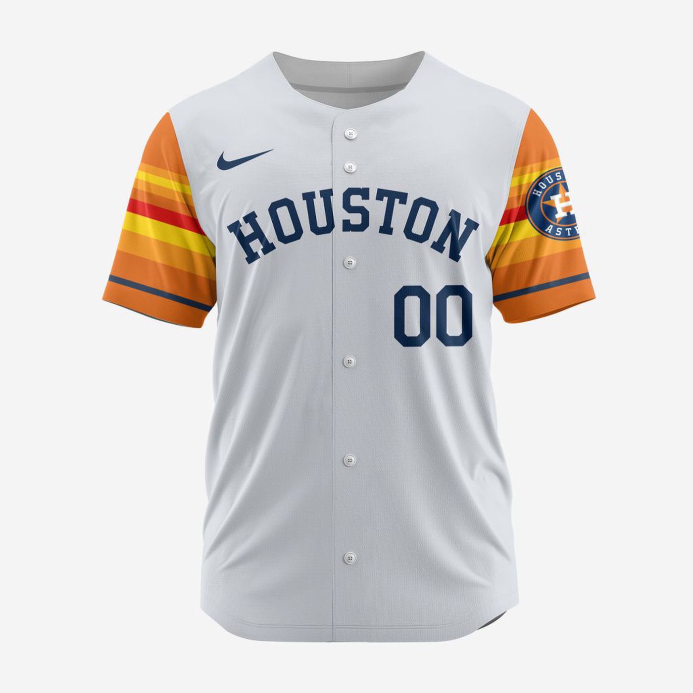 MLB Houston Astros Personalized Alternate Design Concept Baseball Jersey 2402 - Bafud T-Shirts, Hoodie, Sweatshirt (Image 2)
