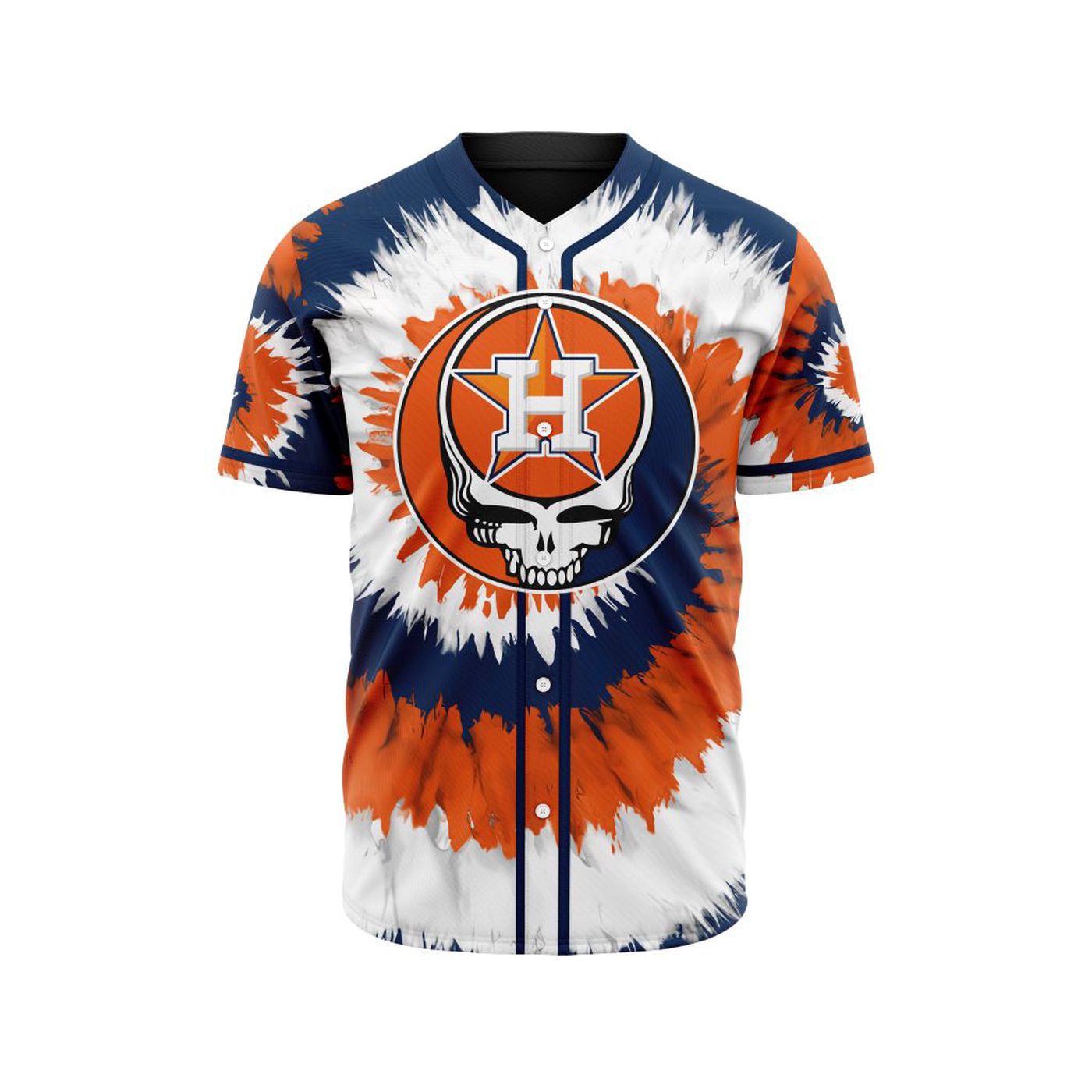 MLB Houston Astros Special Grateful Dead Design Baseball Jersey Gift for Men Women - Bafud T-Shirts, Hoodie,... (Image 2)