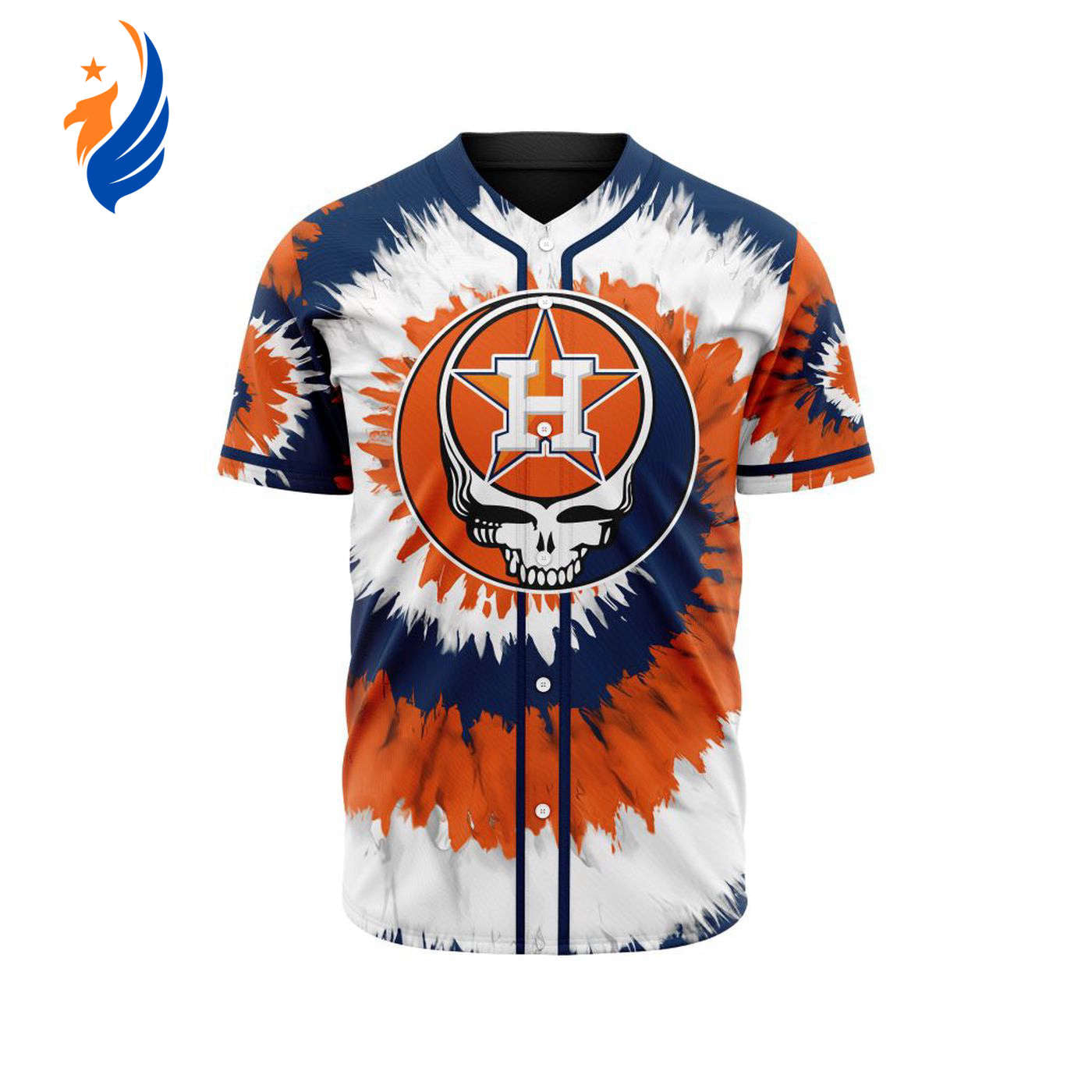 MLB Houston Astros Special Grateful Dead Design Baseball Jersey Gift for Men Women - Bafud T-Shirts, Hoodie,... (Image 1)