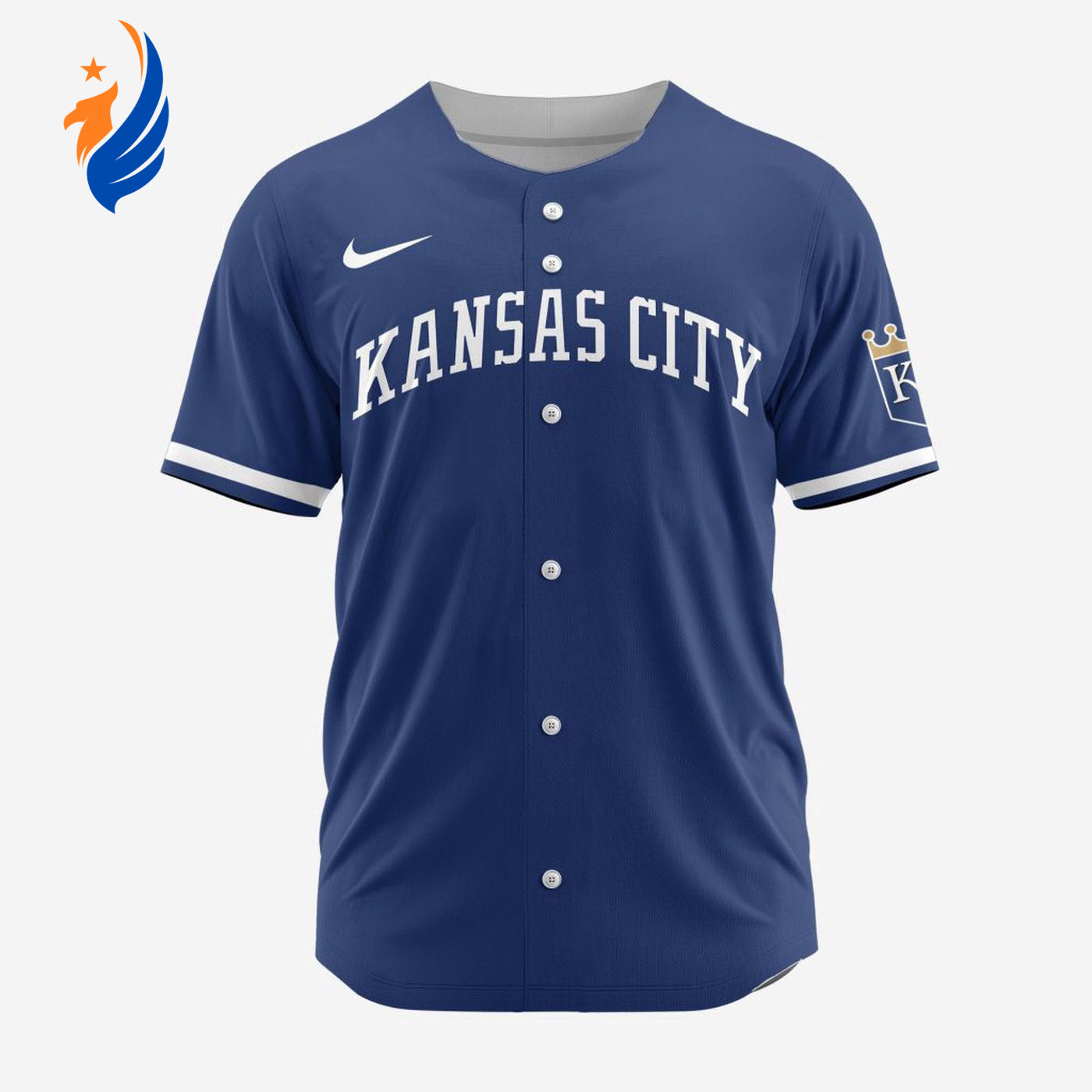 MLB Kansas City Royals Personalized Alternate 02 Baseball Jersey - Bafud T-Shirts, Hoodie, Sweatshirt (Image 1)