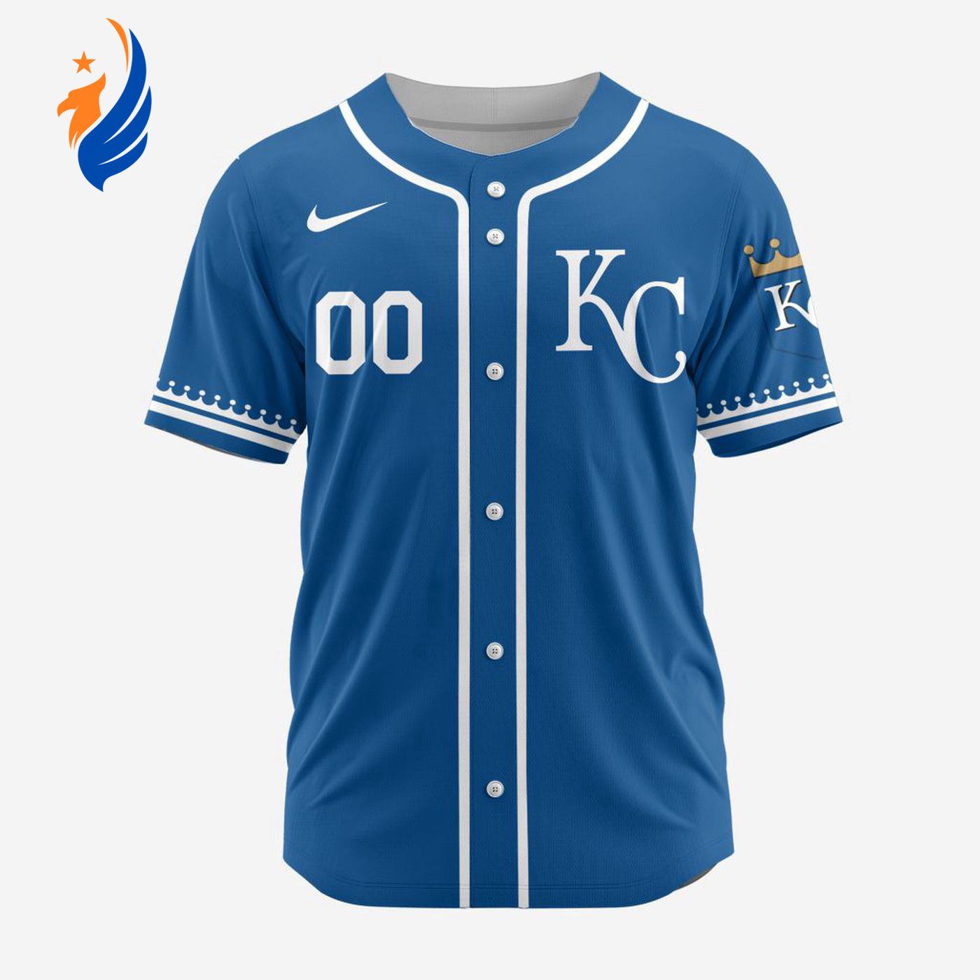 MLB Kansas City Royals Personalized Alternate Design Concept Baseball Jersey 2402 - Bafud T-Shirts, Hoodie,... (Image 1)