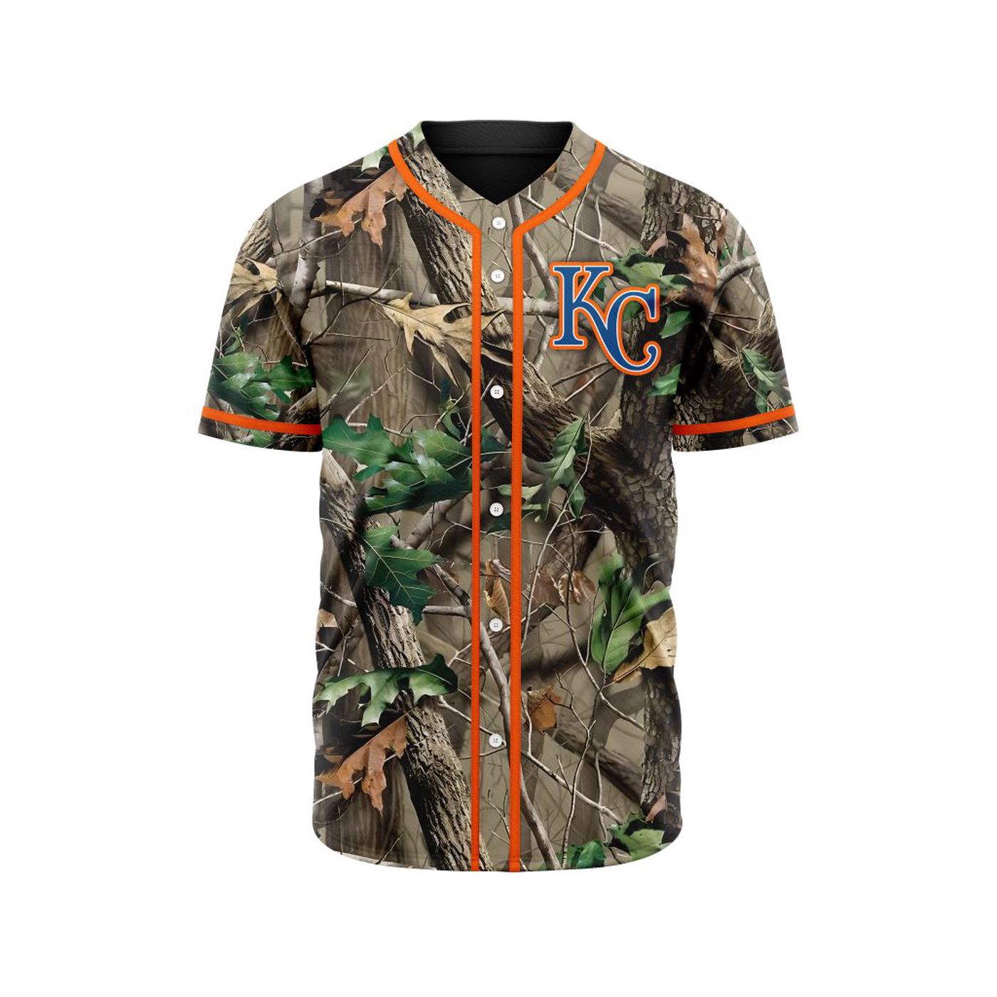 MLB Kansas City Royals Special Realtree Camo Hunting Baseball Jersey Gift for Men Women - Bafud T-Shirts,... (Image 2)