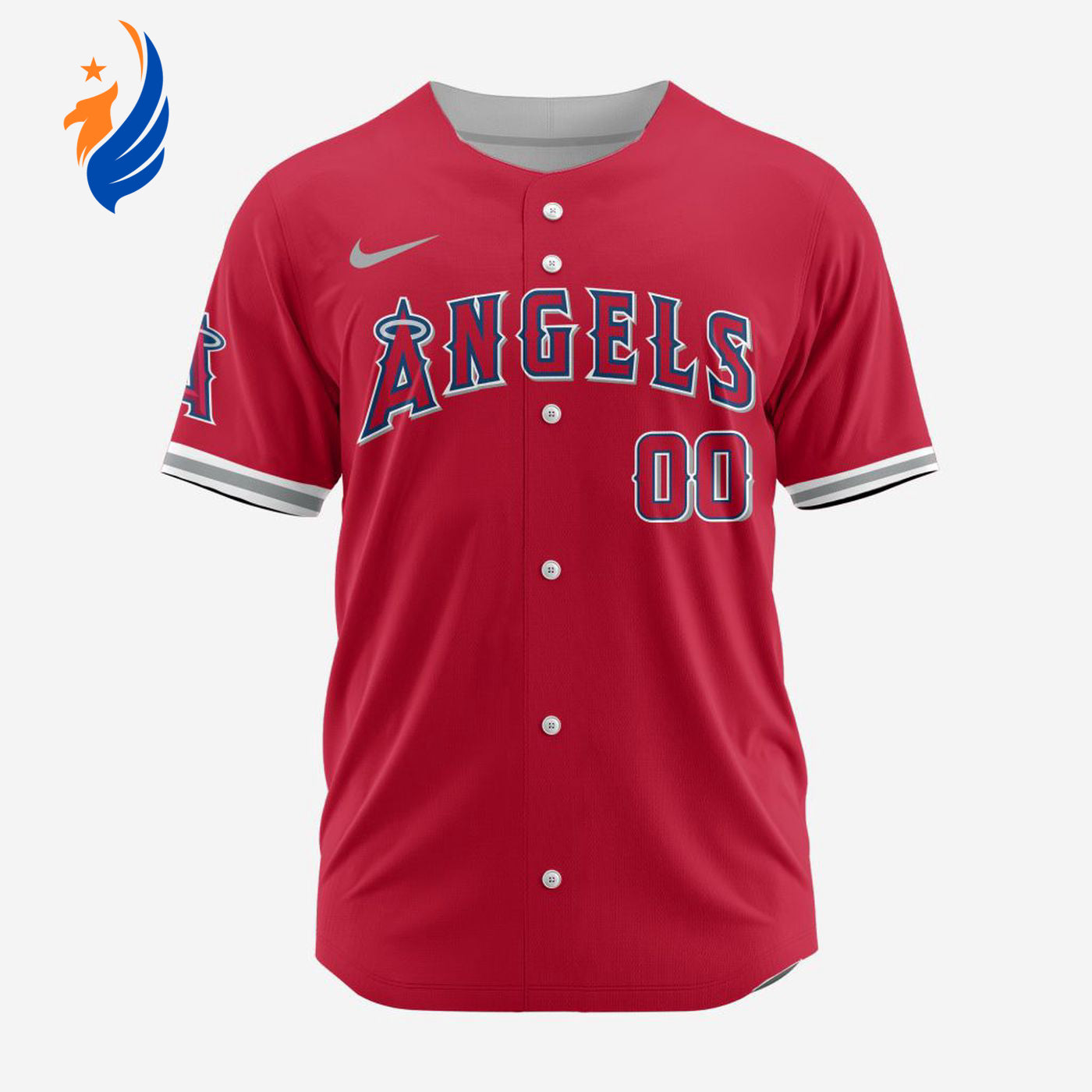 MLB Los Angeles Angels Personalized Alternate Baseball Jersey - Bafud T-Shirts, Hoodie, Sweatshirt | WearSparks.com (Image 1)