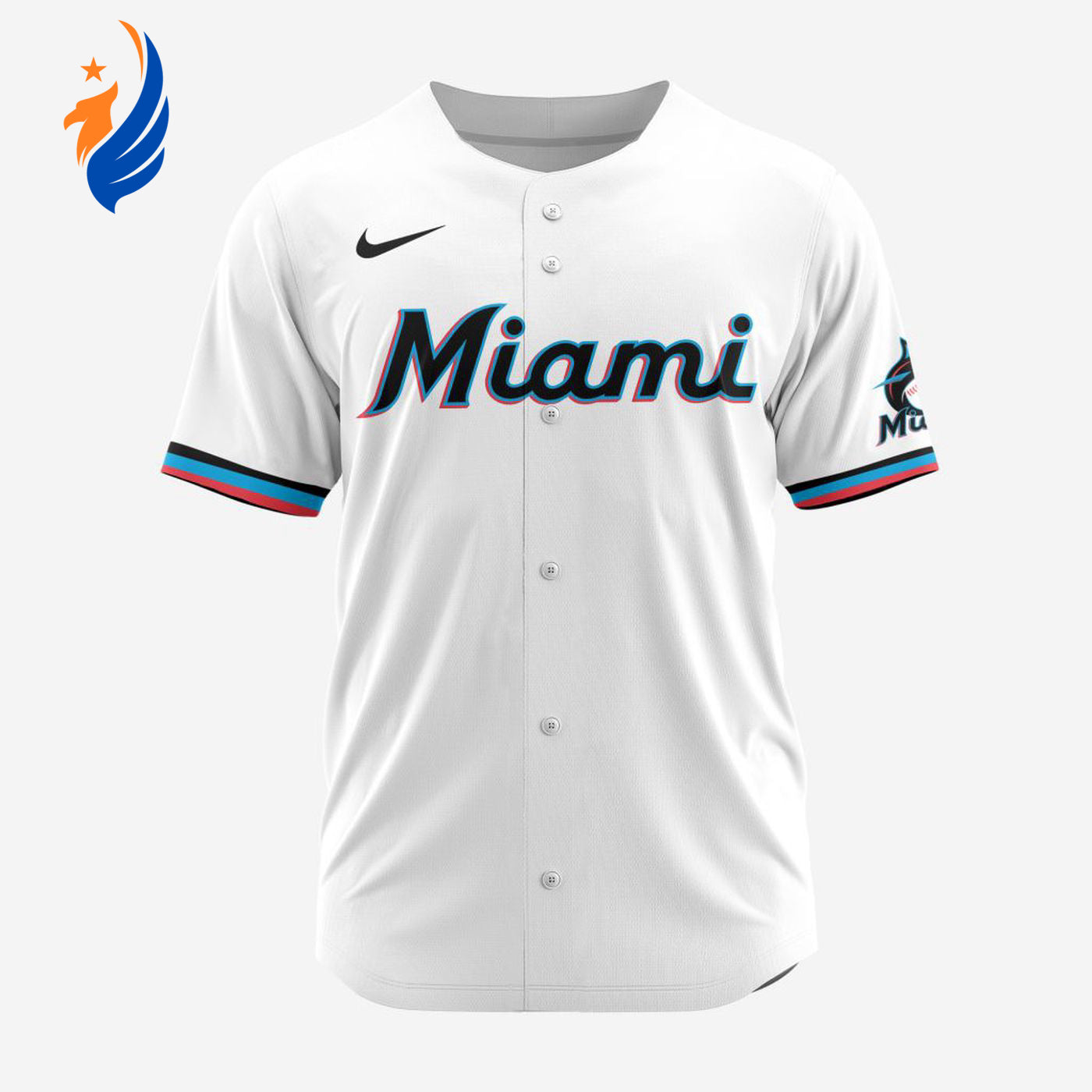 MLB Miami Marlins Personalized 2024 Home Baseball Jersey - Bafud T-Shirts, Hoodie, Sweatshirt | WearSparks.com (Image 1)