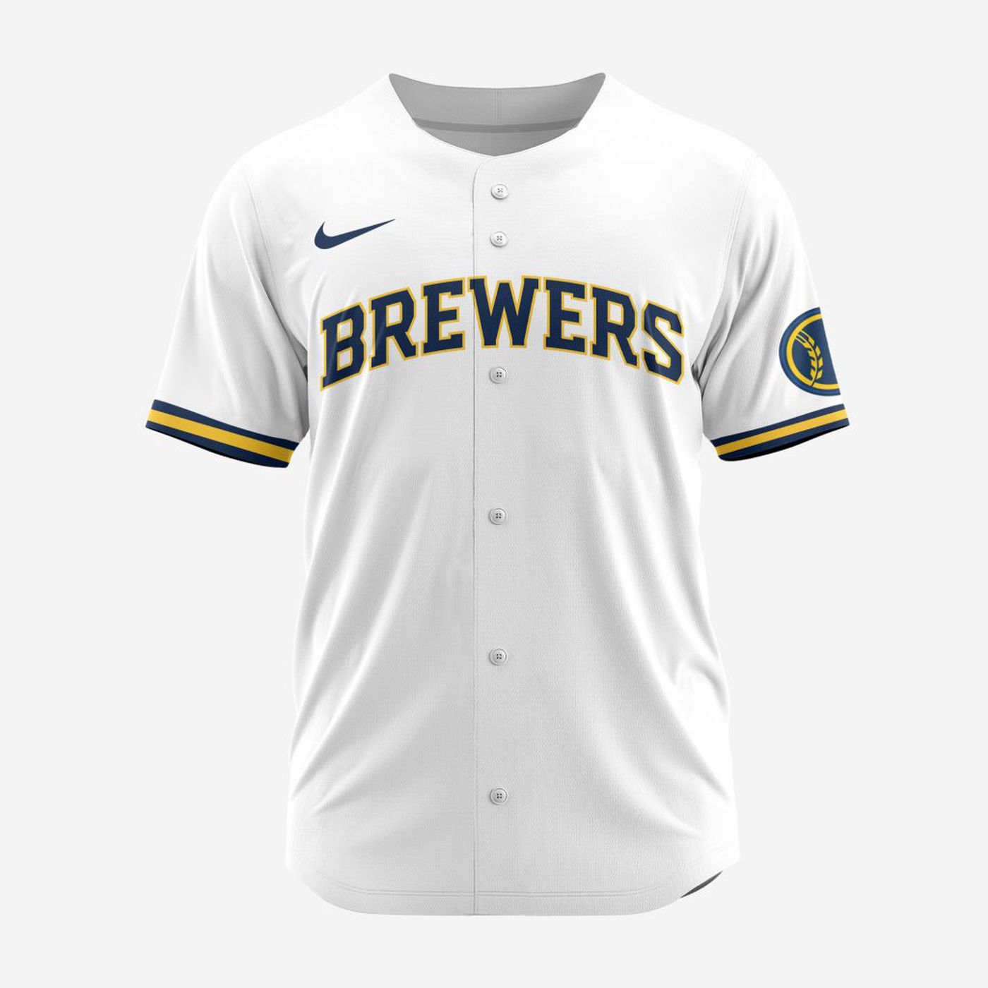 MLB Milwaukee Brewers Personalized 2024 Home Baseball Jersey - Bafud T-Shirts, Hoodie, Sweatshirt | WearSparks.com (Image 2)