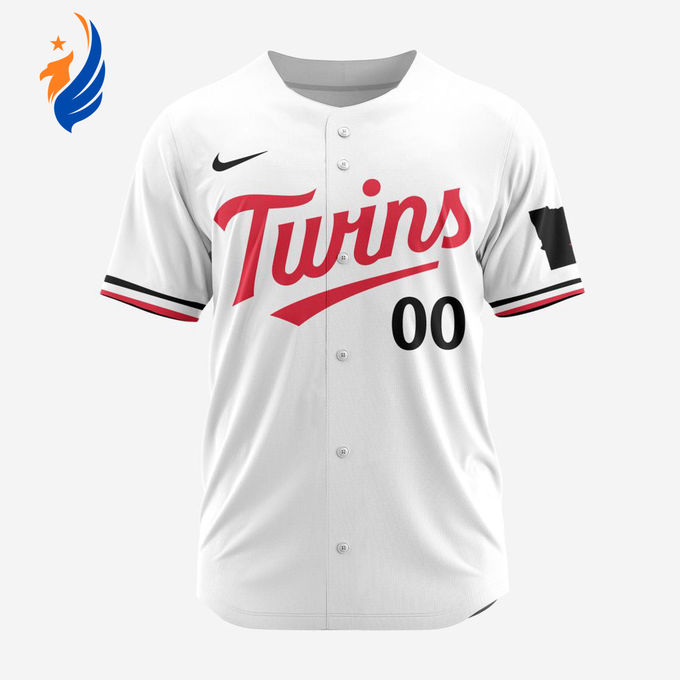 MLB Minnesota Twins Personalized 2024 Home Baseball Jersey - Bafud T-Shirts, Hoodie, Sweatshirt | WearSparks.com (Image 1)