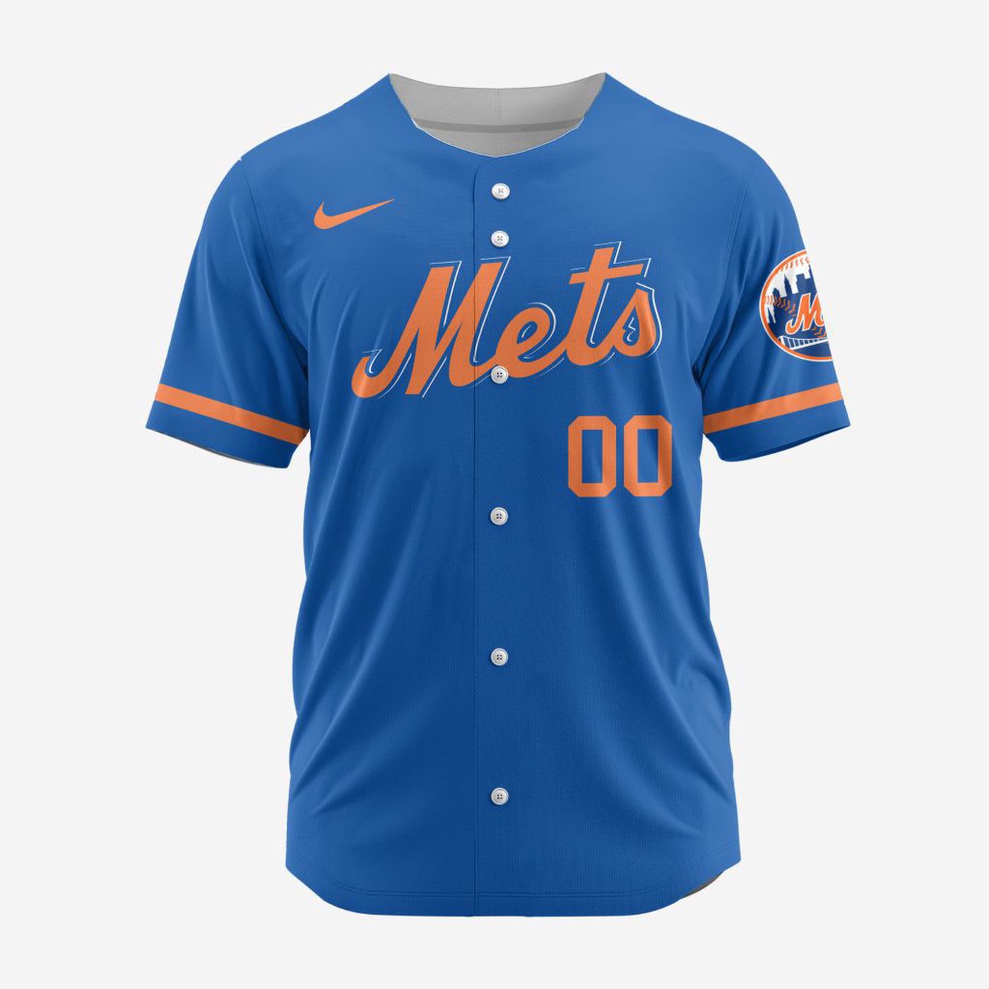 MLB New York Mets Personalized Alternate Design Concept Baseball Jersey 2402 - Bafud T-Shirts, Hoodie, Sweatshirt (Image 2)