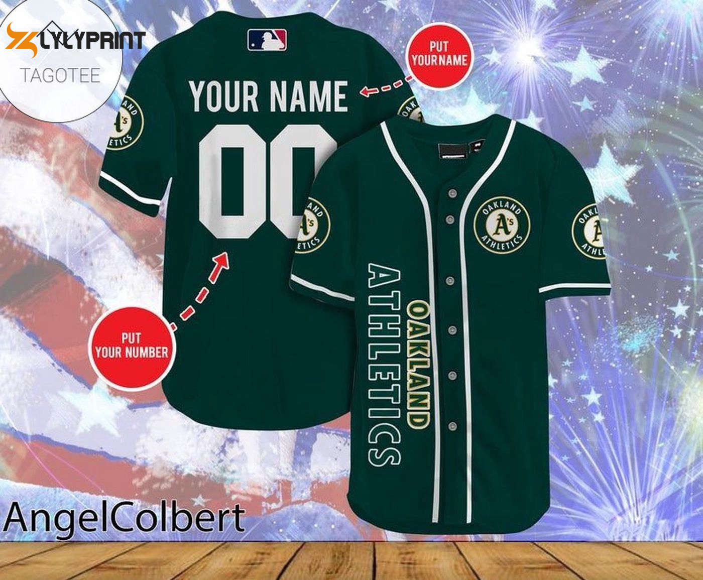 Custom MLB Oakland Athletics Jersey with Name & Number - V5 Unisex Shirt - lylyprint.com Hoodie, Sweatshirt | WearSparks.com