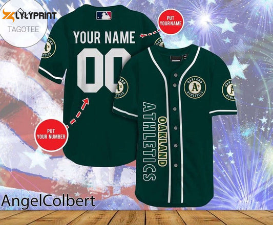 Custom MLB Oakland Athletics Jersey with Name & Number - V5 Unisex Shirt - lylyprint.com Hoodie, Sweatshirt | WearSparks.com