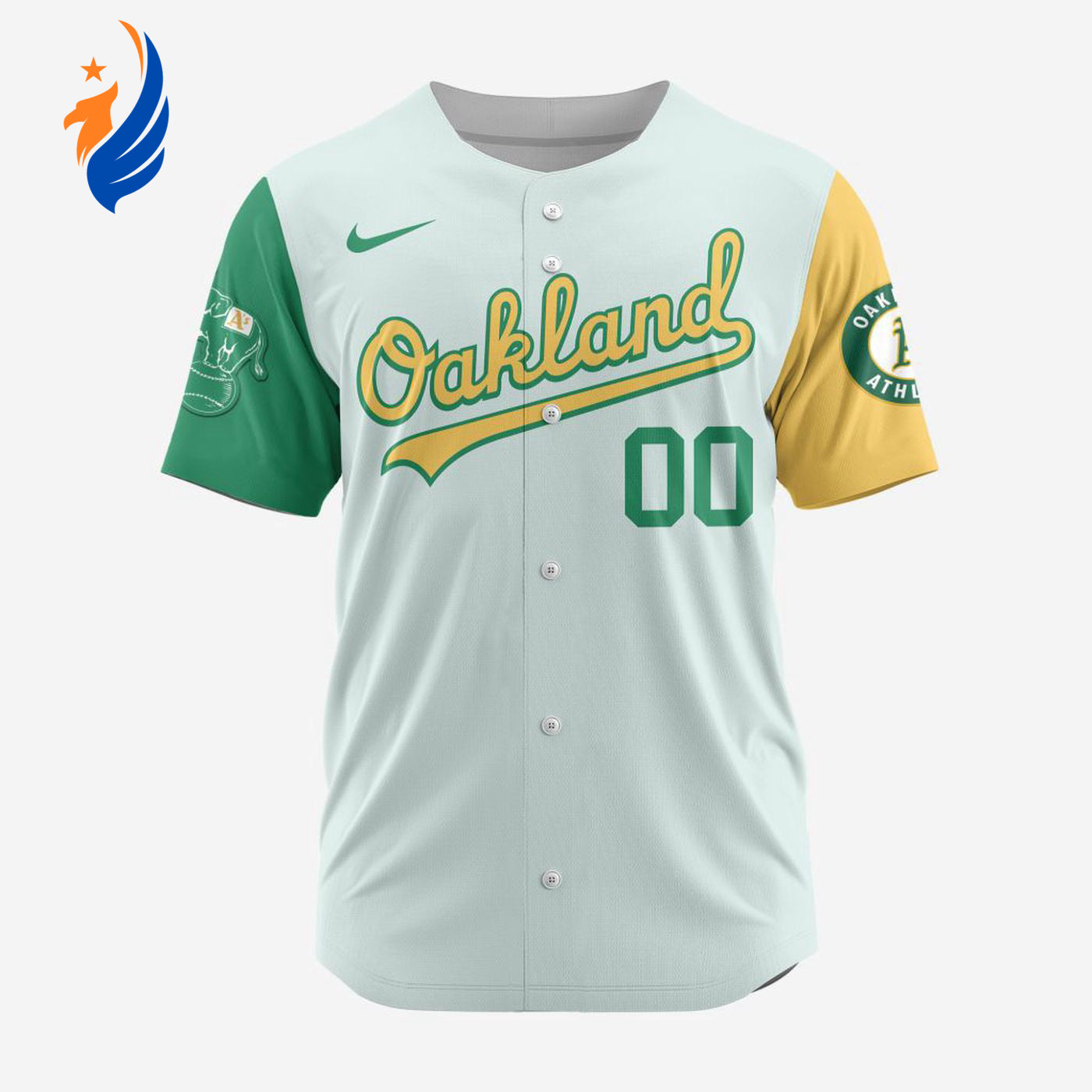 MLB Oakland Athletics Personalized Alternate Design Concept Baseball Jersey 2402 - Bafud T-Shirts, Hoodie,... (Image 1)