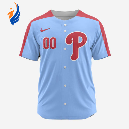 MLB Philadelphia Phillies Personalized Alternate Design Concept Baseball Jersey 2402 - Bafud T-Shirts, Hoodie,... (Image 1)