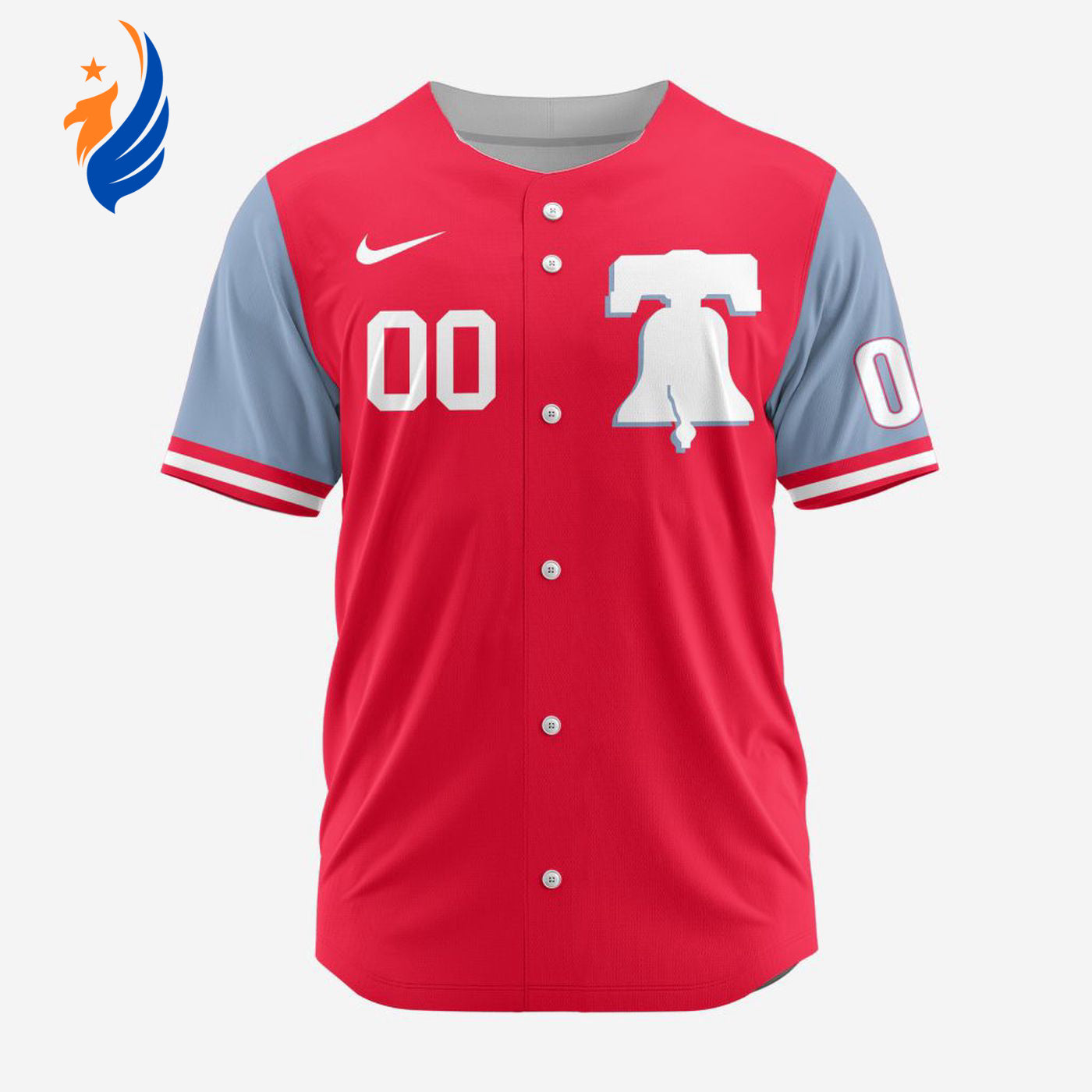 MLB Philadelphia Phillies Personalized Alternate Design Concept Baseball Jersey 2403 - Bafud T-Shirts, Hoodie,... (Image 1)