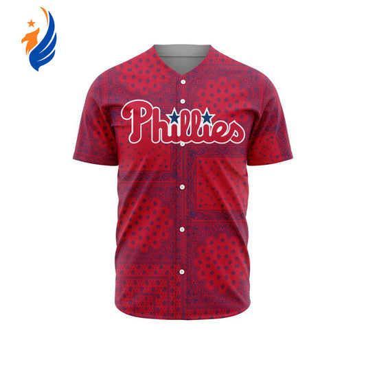 MLB Philadelphia Phillies Special Paisley Design Baseball Jersey Gift for Men Women - Bafud T-Shirts, Hoodie,... (Image 1)