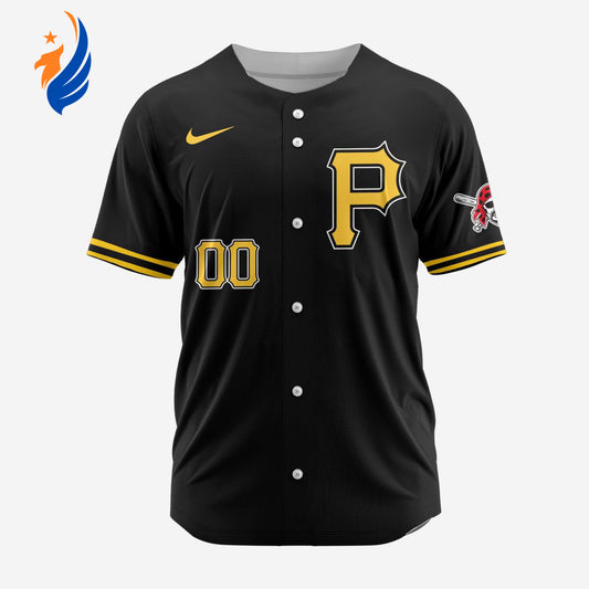 MLB Pittsburgh Pirates Personalized Alternate Baseball Jersey - Bafud T-Shirts, Hoodie, Sweatshirt | WearSparks.com (Image 1)