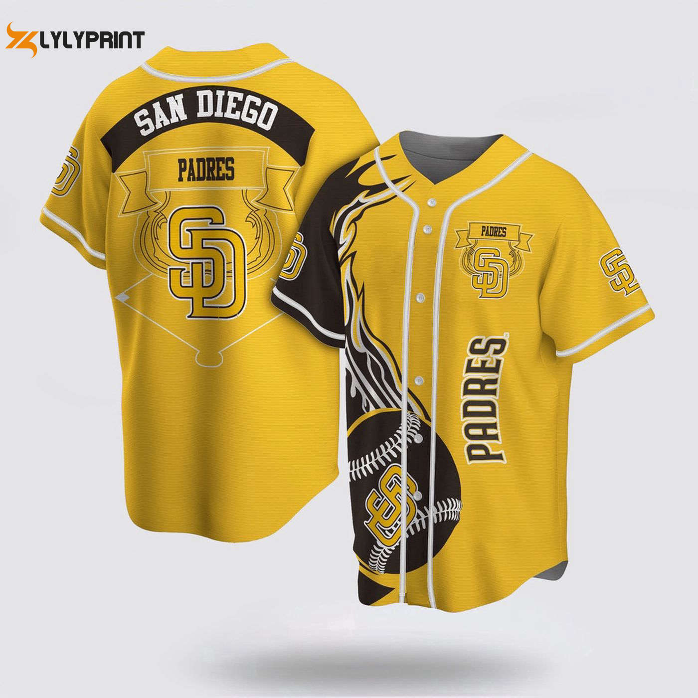 Authentic MLB San Diego Padres Baseball Jersey - Classic Design for Passionate Fans - Gift for Men Women -... (Image 1)